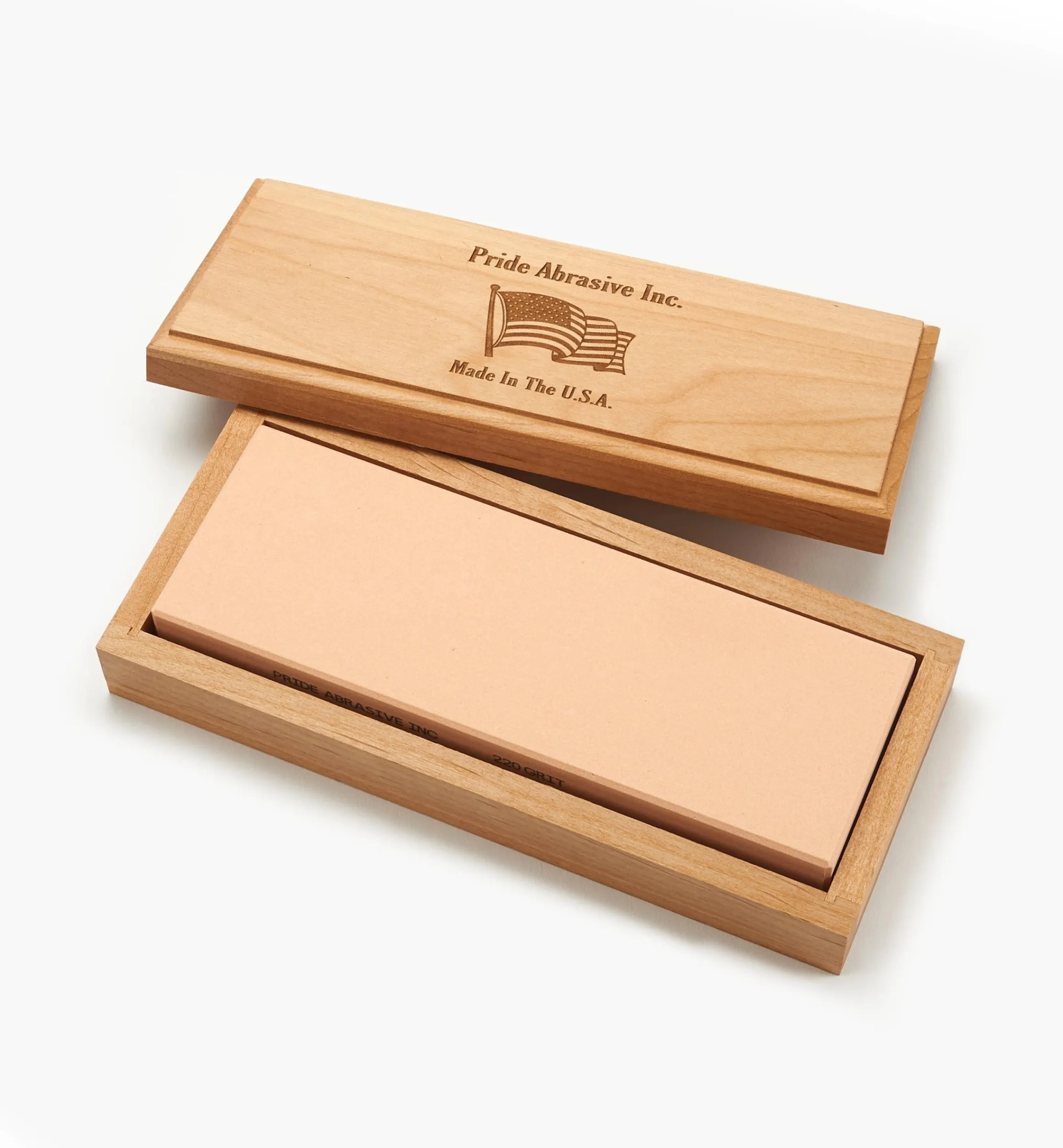 Lee Valley Sharpening>Pride Abrasive Ceramic Water Stones With Wooden Box