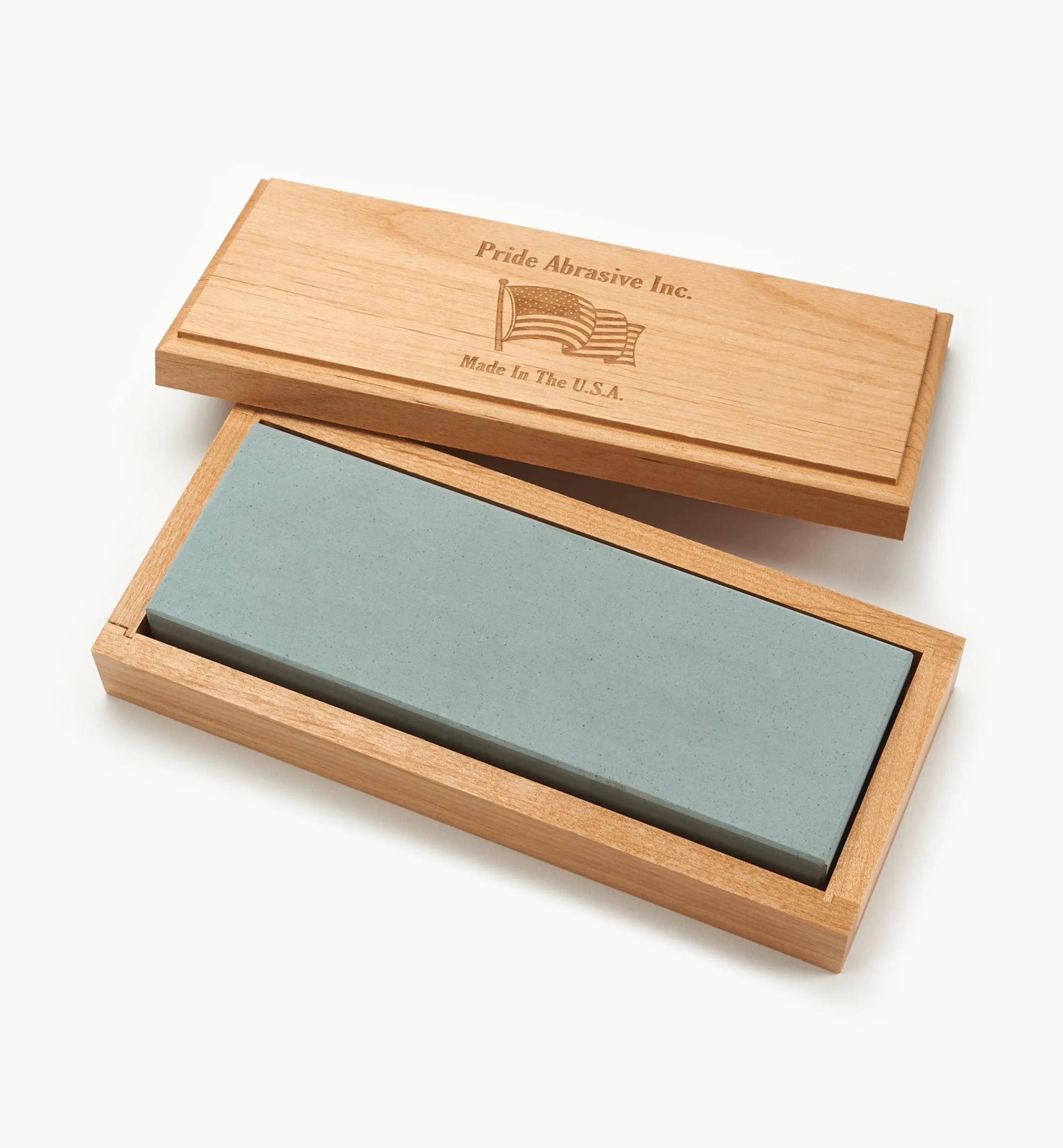 Lee Valley Sharpening>Pride Abrasive Ceramic Water Stones With Wooden Box
