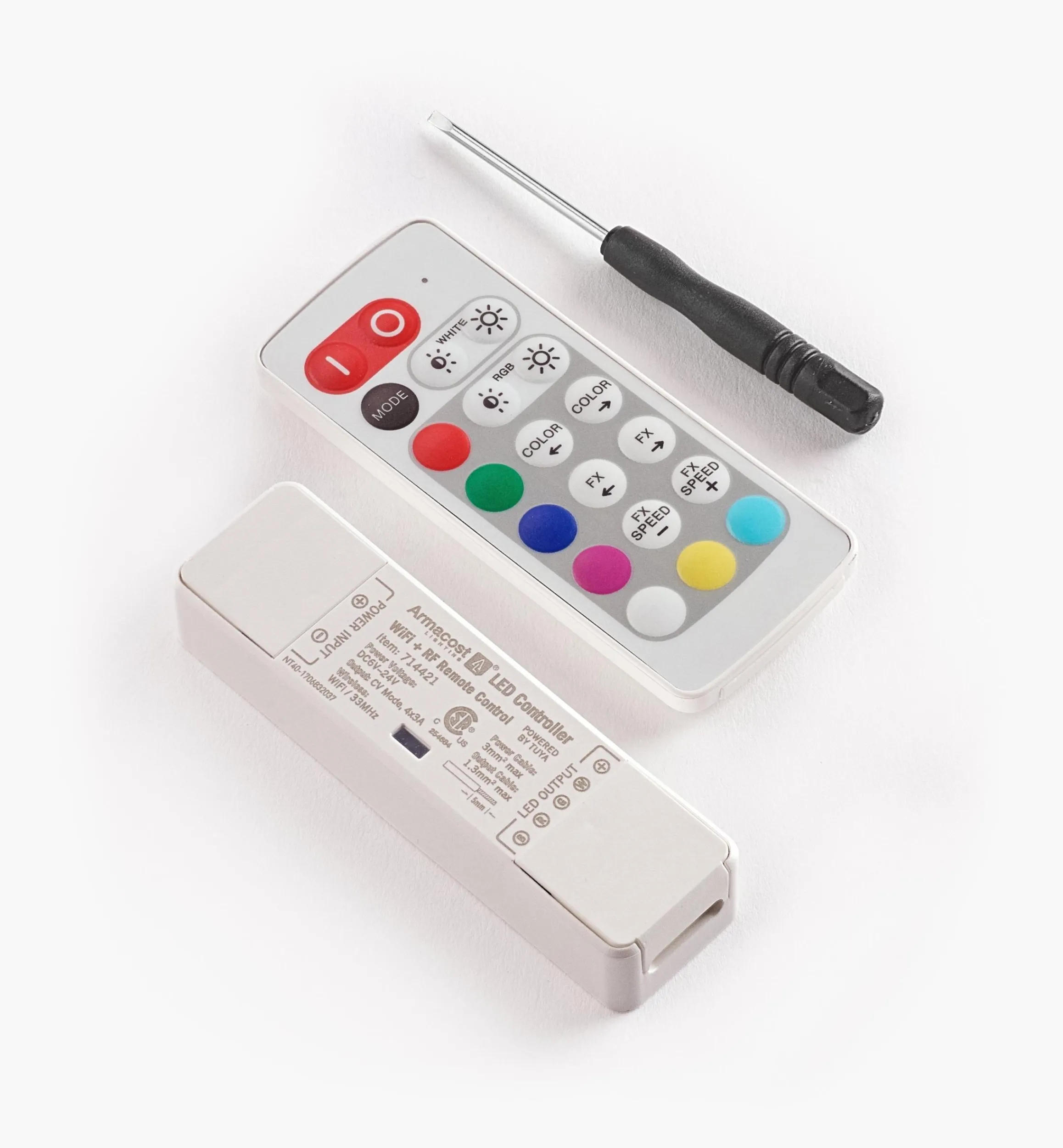 Lee Valley Lighting>Proline Wi-Fi Controller For RGB+W LED Tape Lights