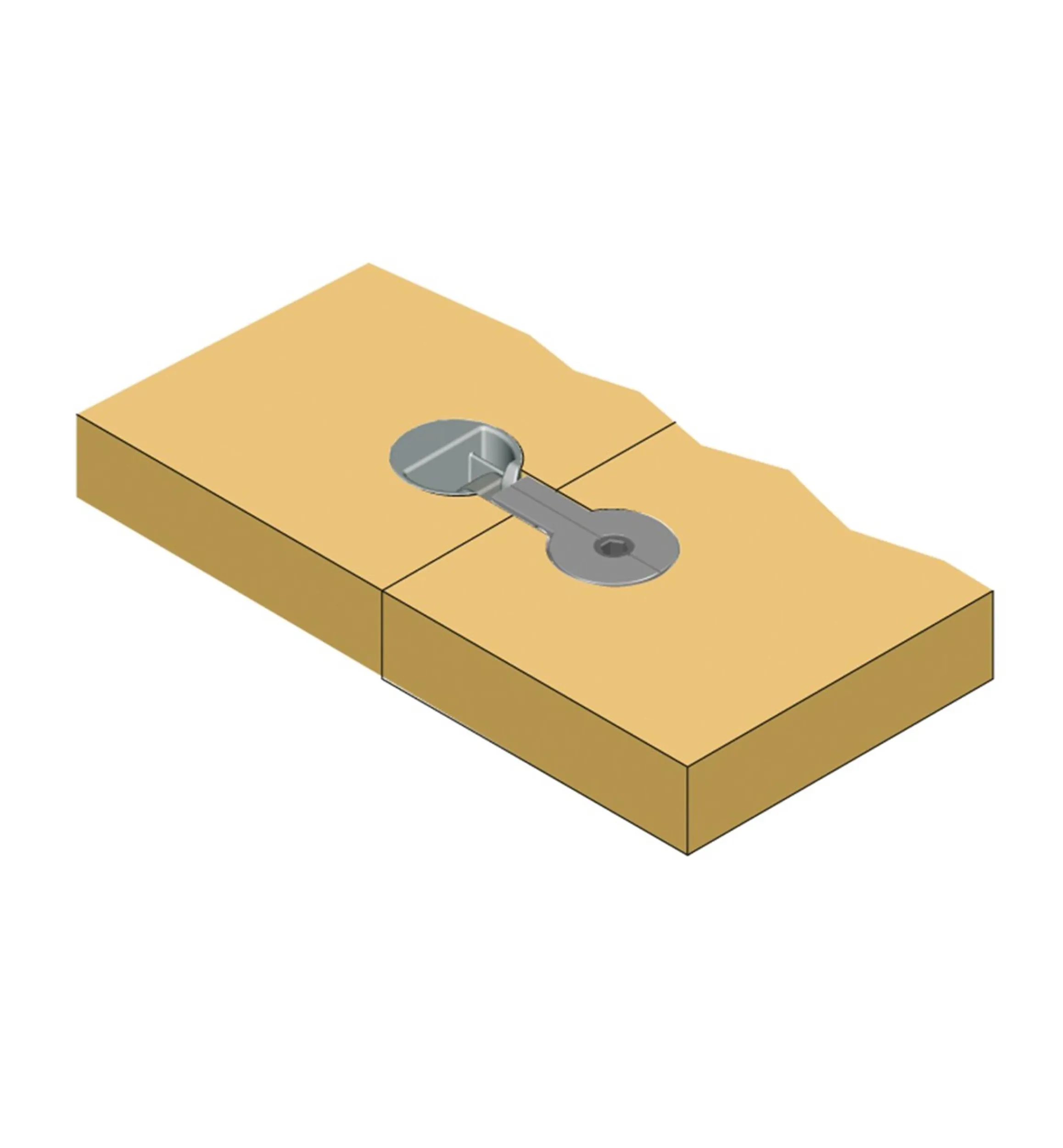 Lee Valley Fasteners>Quick-Adjust Countertop Connector