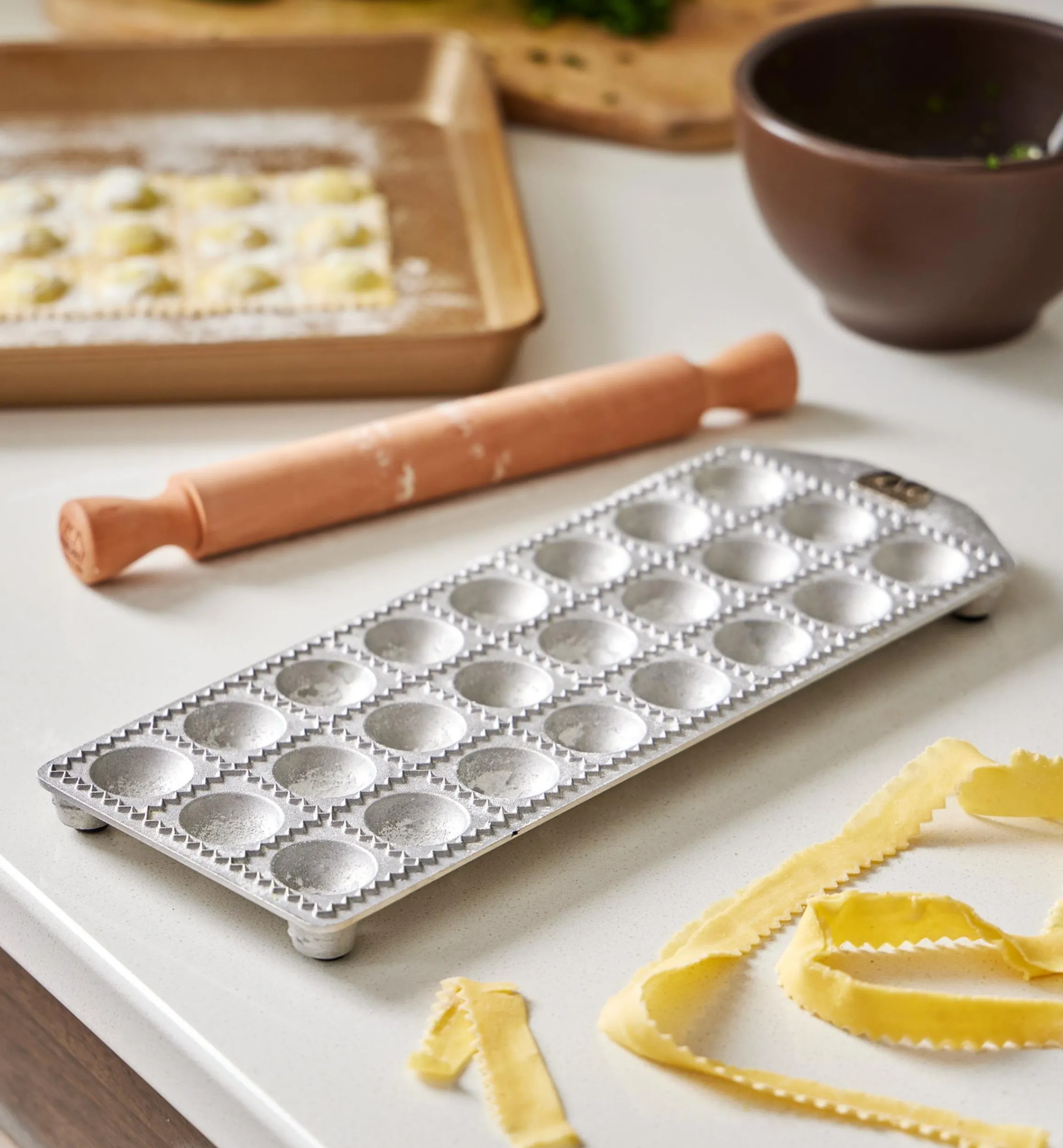 Lee Valley Pasta Making>Ravioli Mold
