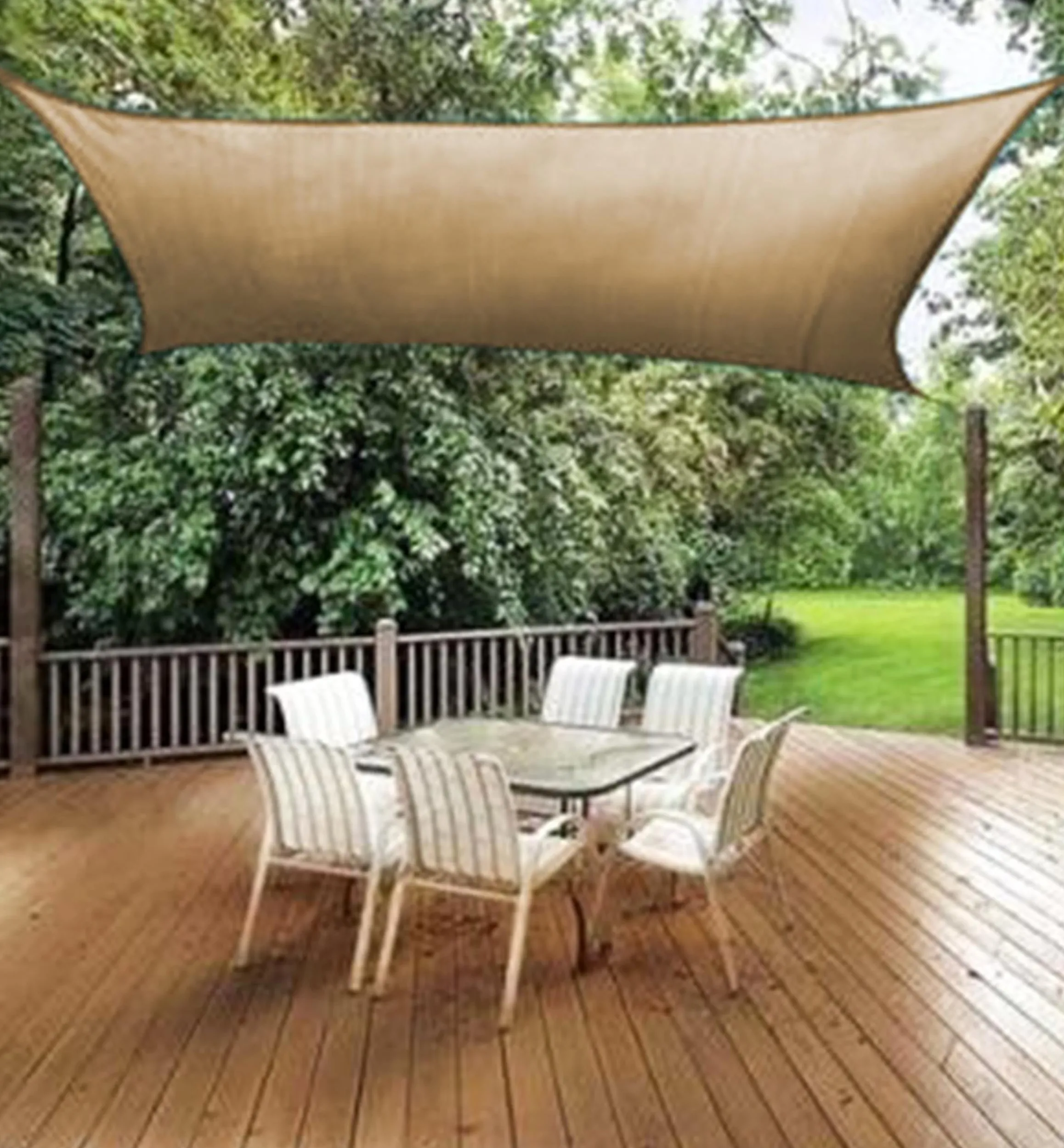 Lee Valley Sun Shades>Rectangle Shade Sail