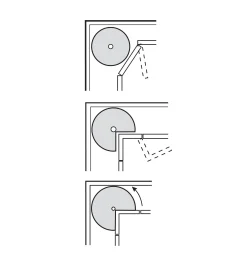 Lee Valley Kitchen Hardware>Revolving Shelf Hardware