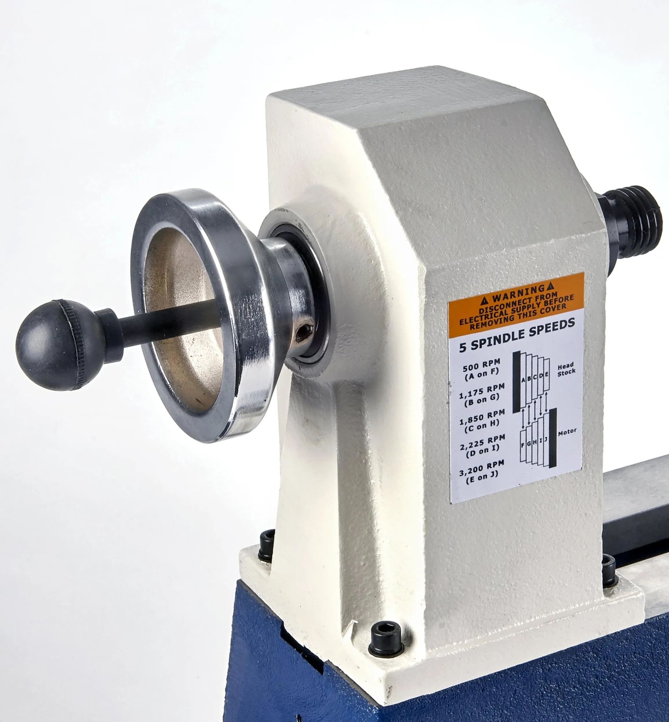 Lee Valley Power Tools>Rikon 1/2 Hp Mini Lathe & Set Of 3 Carbide-Tipped Turning Tools