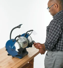 Lee Valley Sharpening>Rikon 8" Low-Speed Grinder