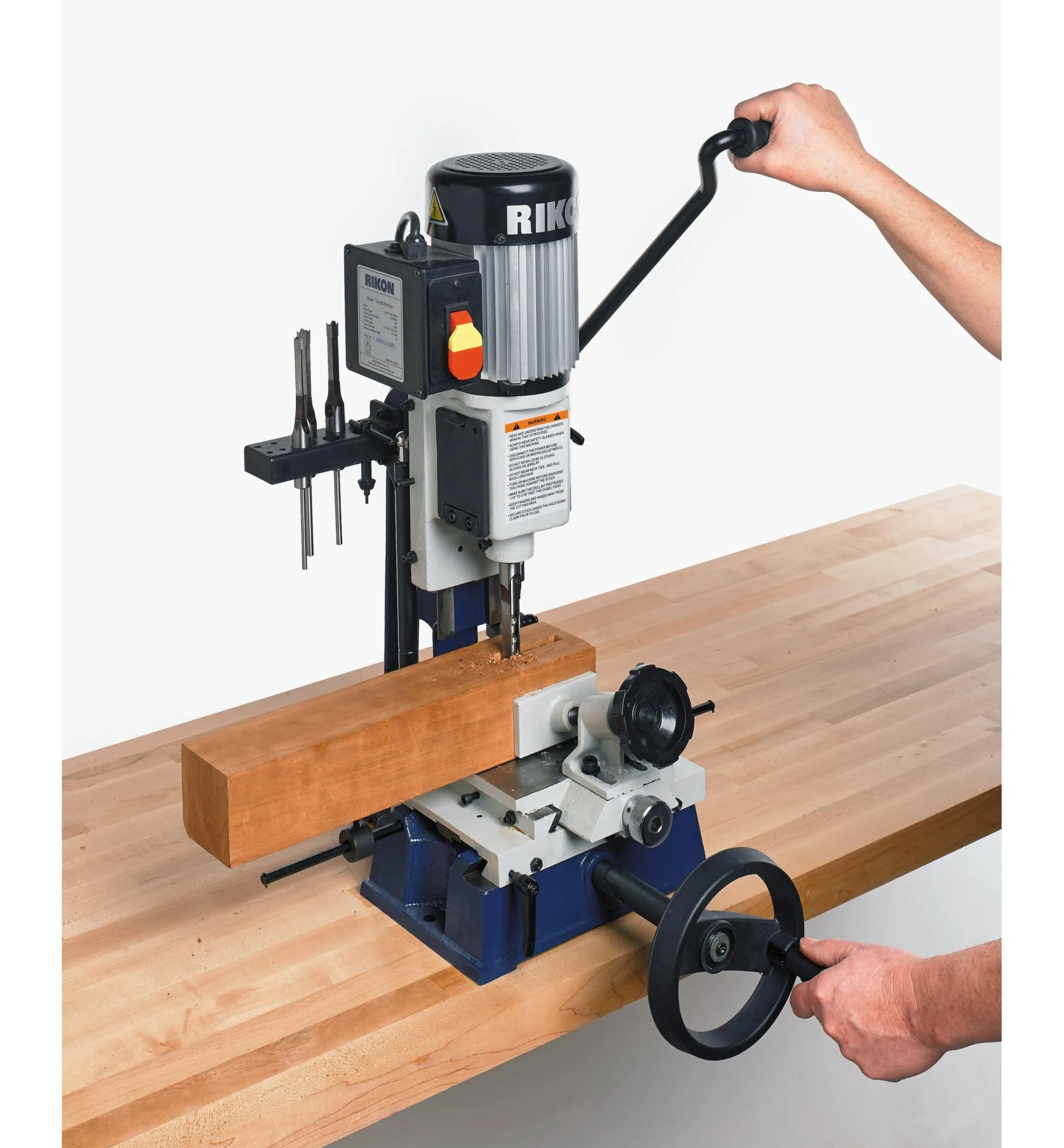 Lee Valley Power Tools>Rikon Sliding-Table Benchtop Mortiser