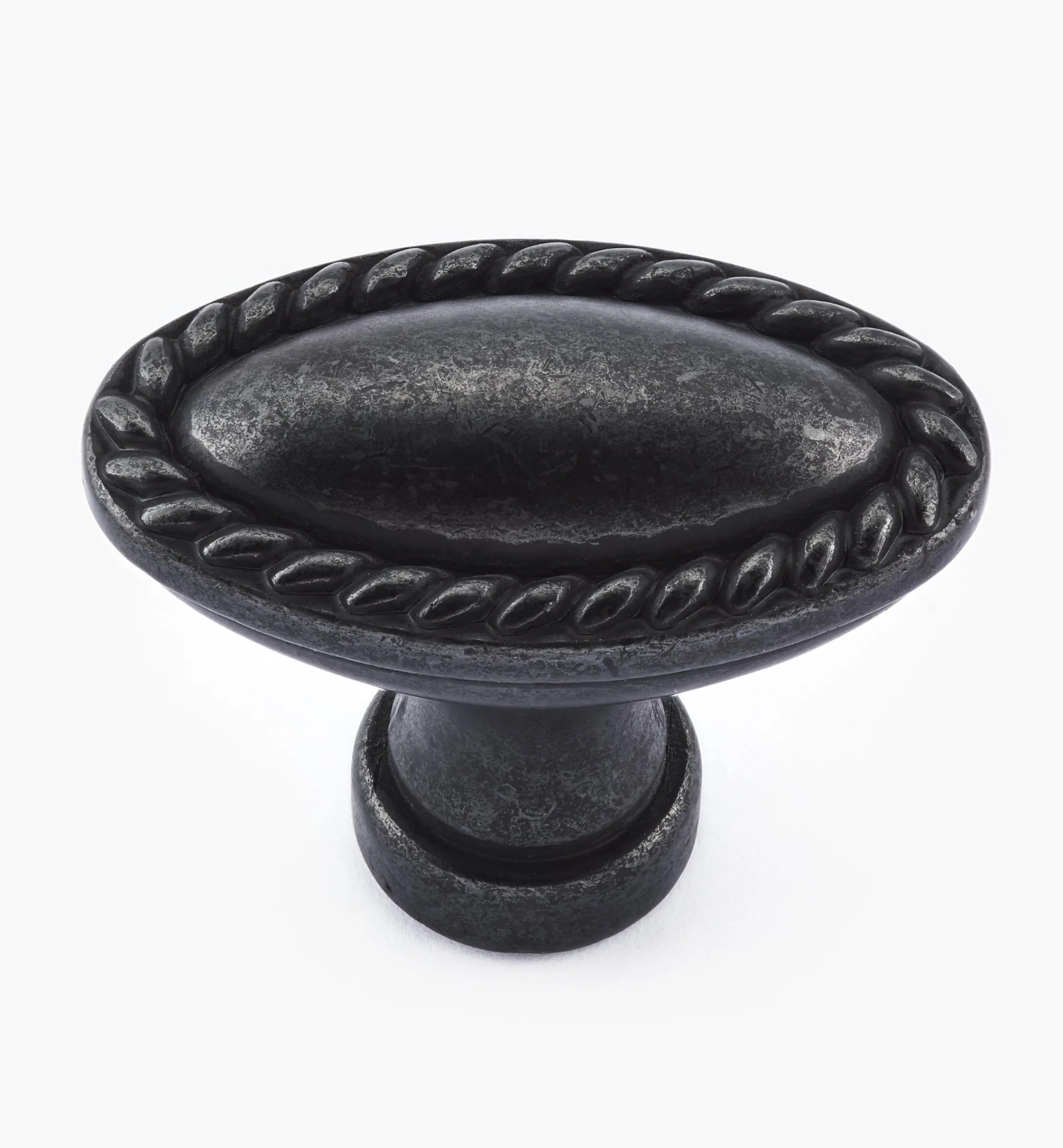 Lee Valley Knobs>Rope-Edge Oval Knob
