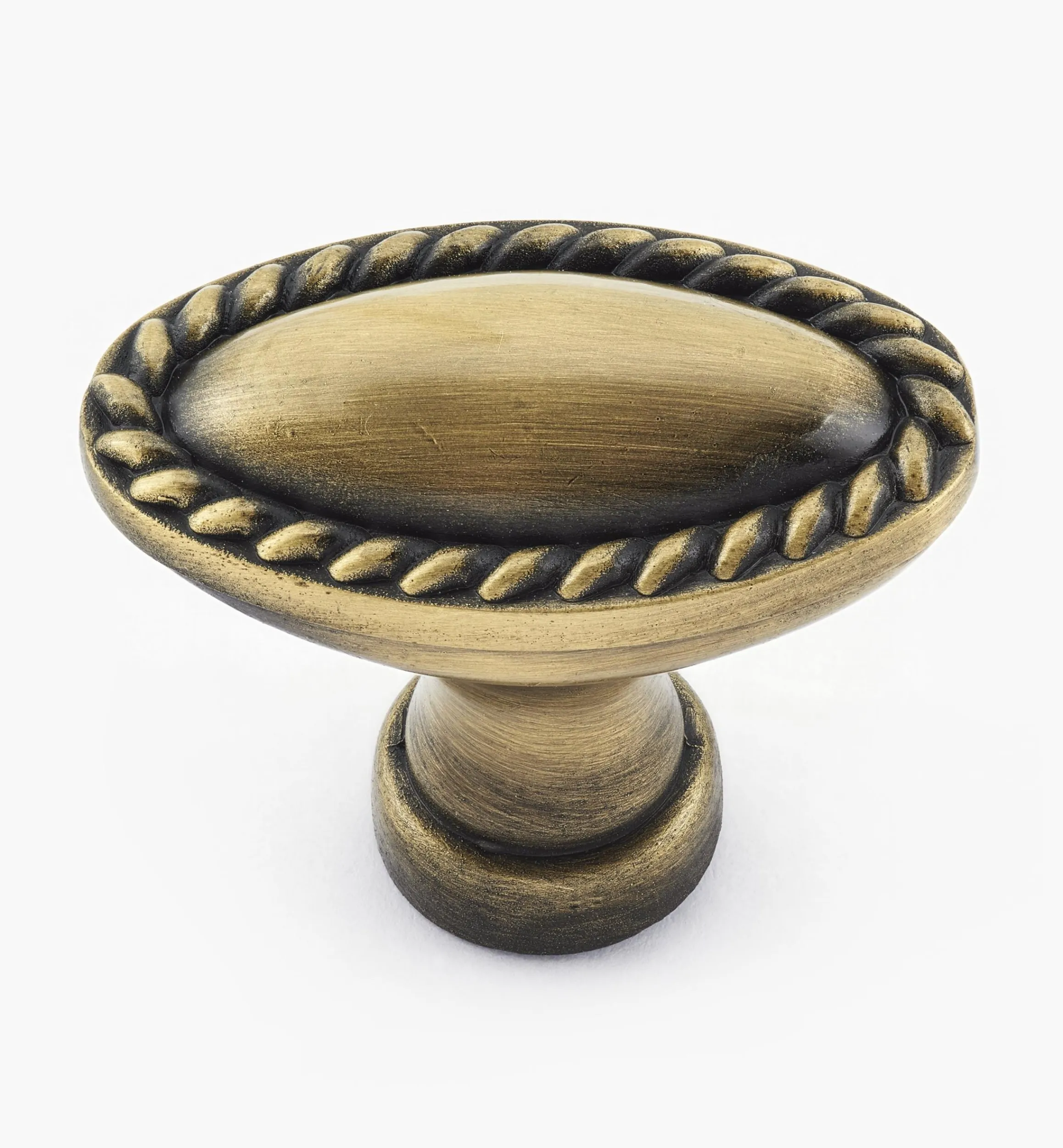 Lee Valley Knobs>Rope-Edge Oval Knob