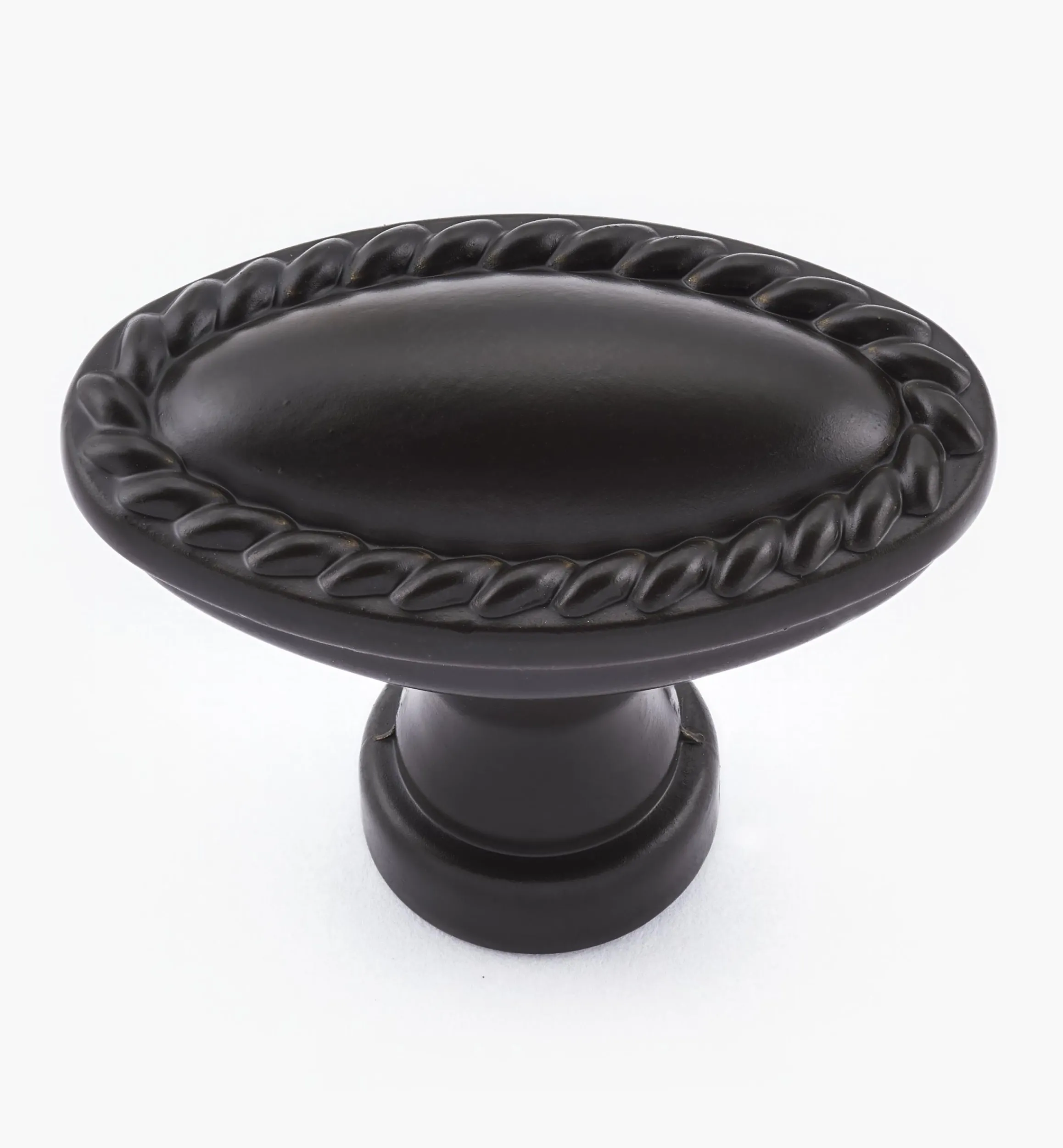 Lee Valley Knobs>Rope-Edge Oval Knob