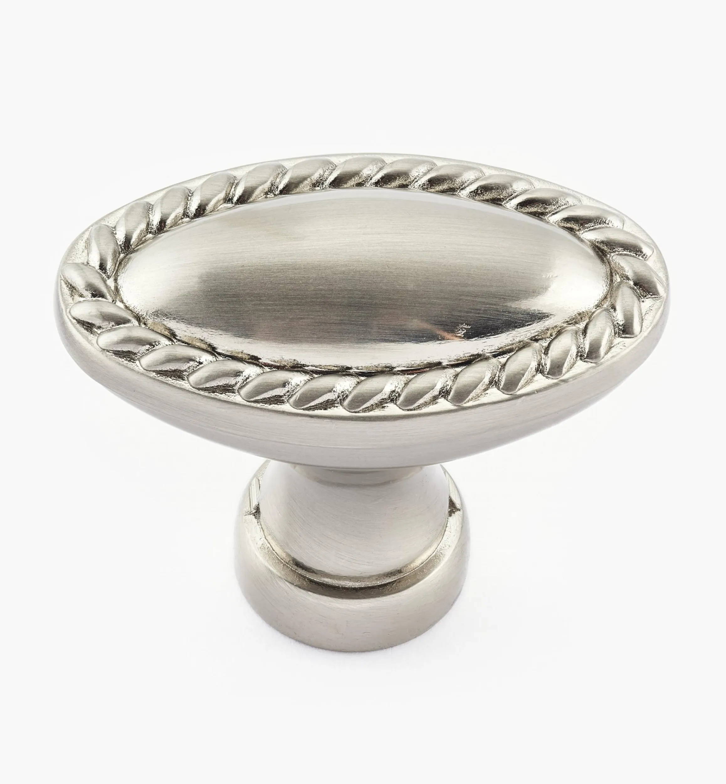 Lee Valley Knobs>Rope-Edge Oval Knob