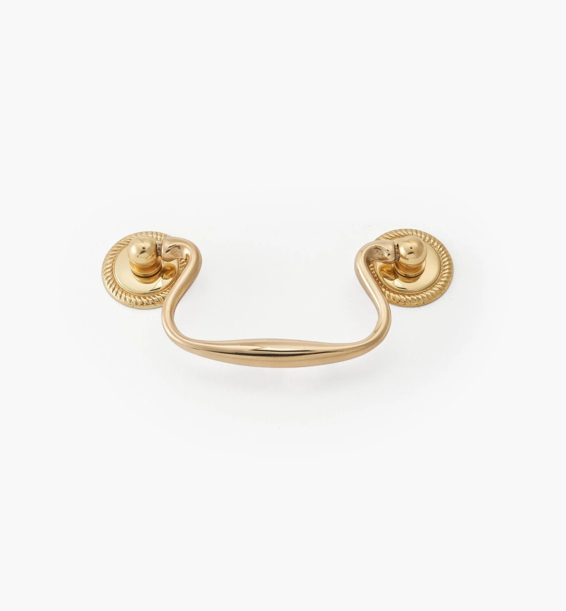 Lee Valley Pulls>Rope-Edge Rosette Cabinet Handle
