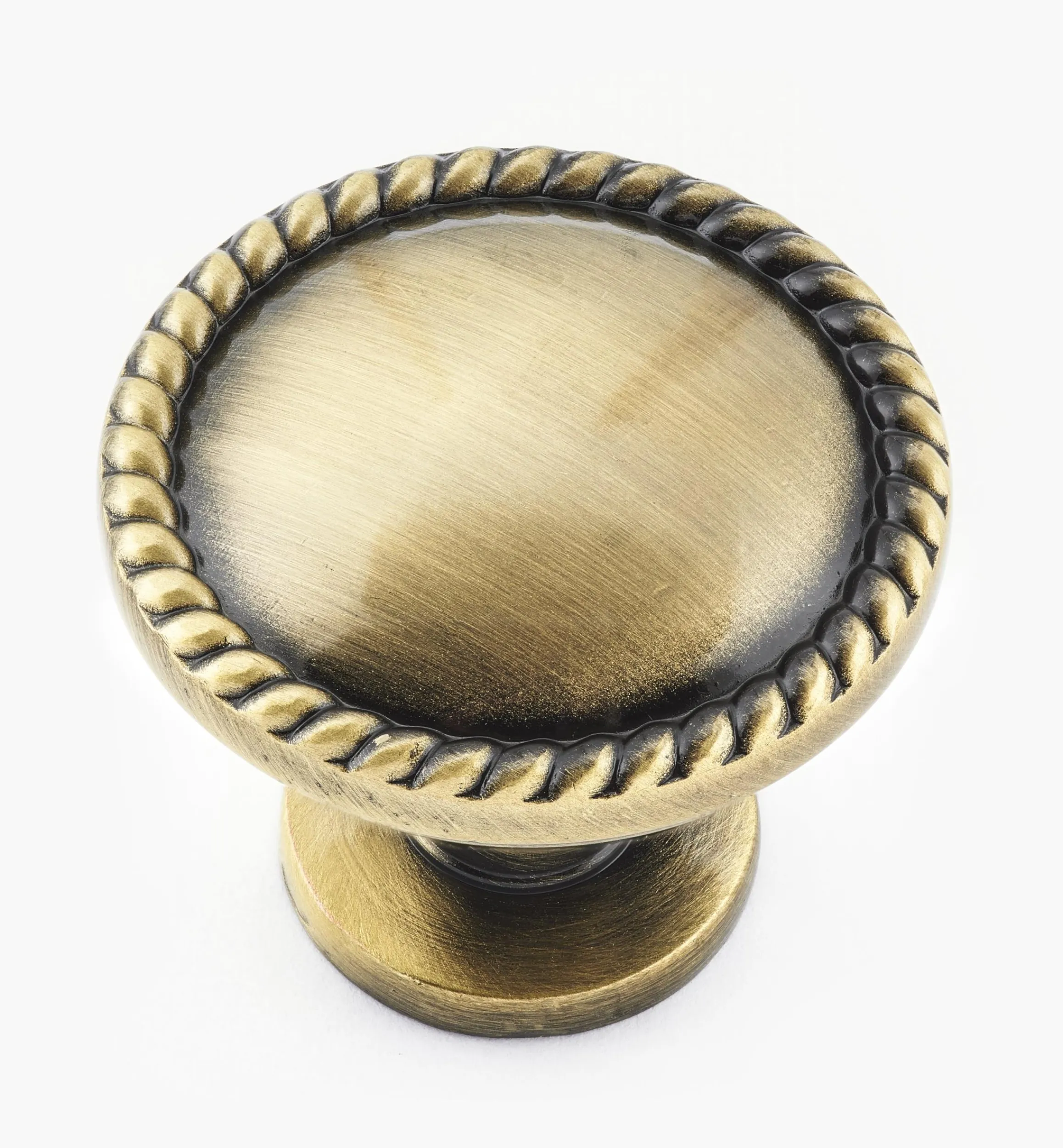Lee Valley Knobs>Rope-Edge Round Knob