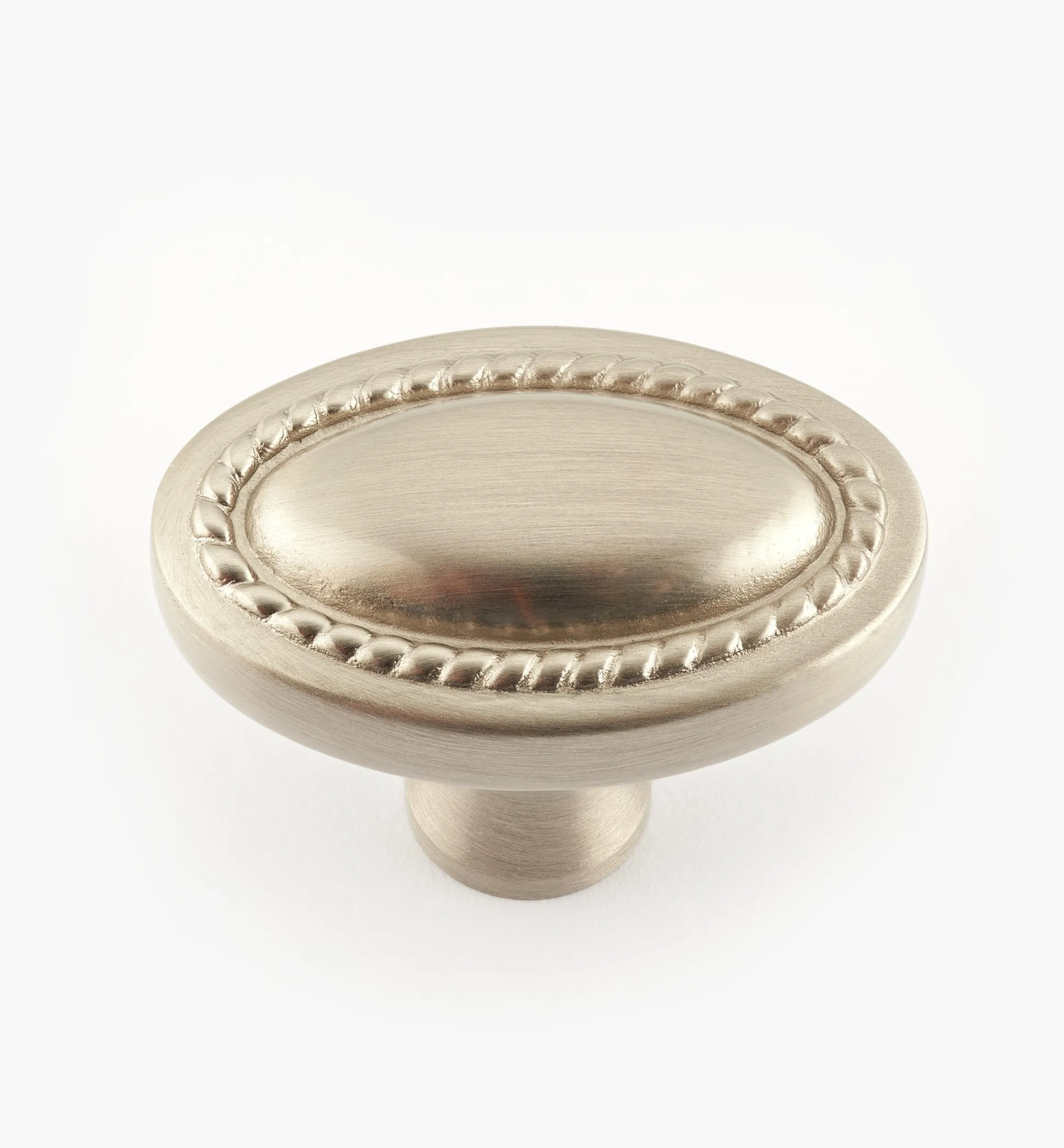 Lee Valley Knobs>Rope-Edged Oval Knob