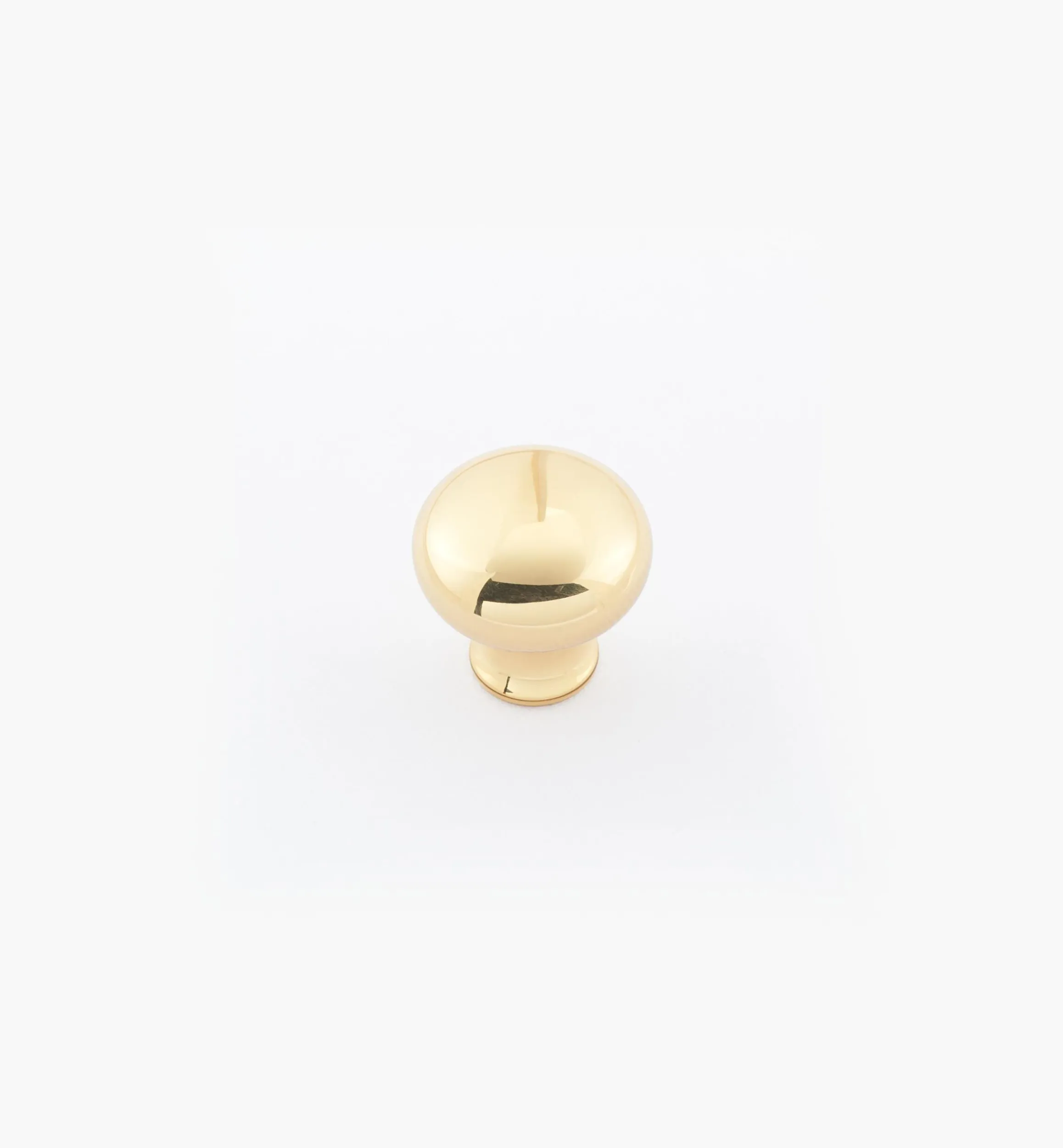 Lee Valley Knobs>Round Brass Plain Knobs