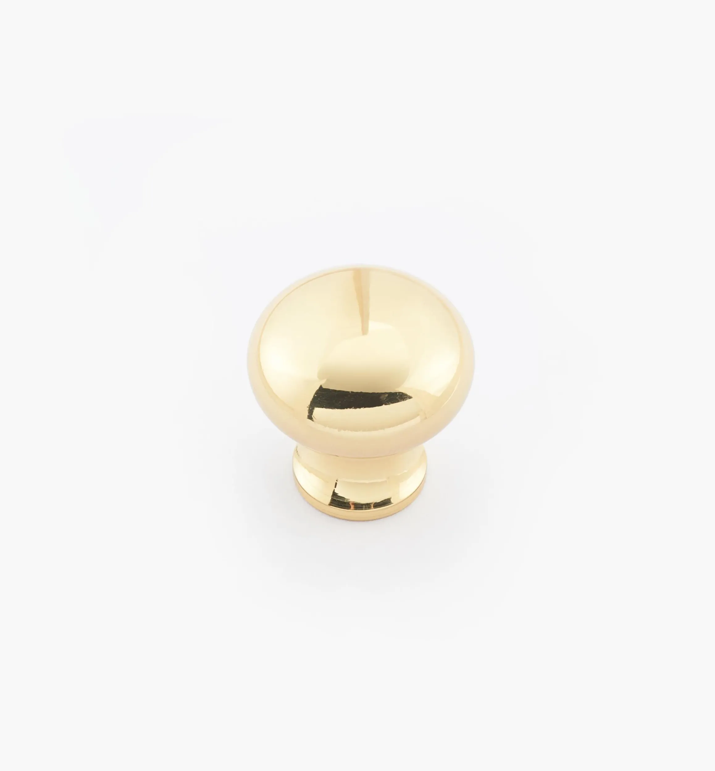 Lee Valley Knobs>Round Brass Plain Knobs