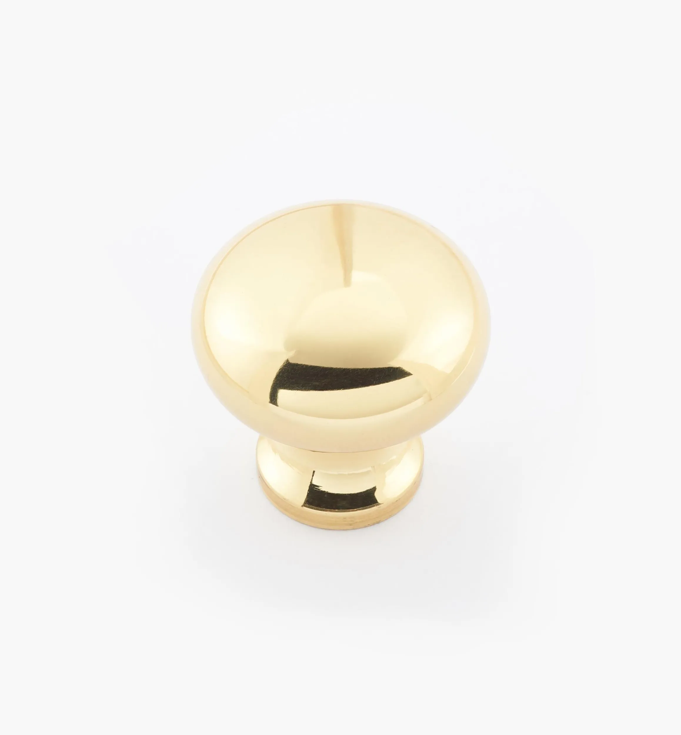 Lee Valley Knobs>Round Brass Plain Knobs