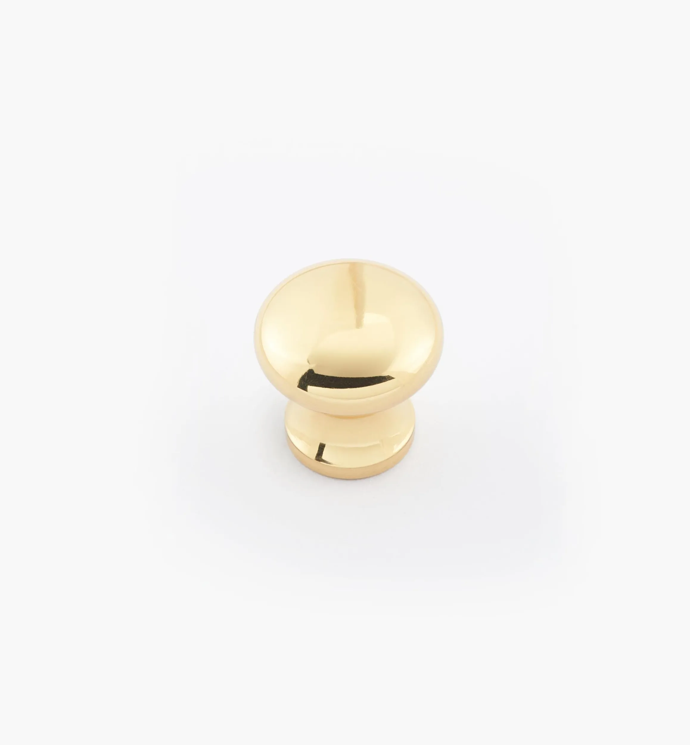 Lee Valley Knobs>Round Brass Plain Knobs