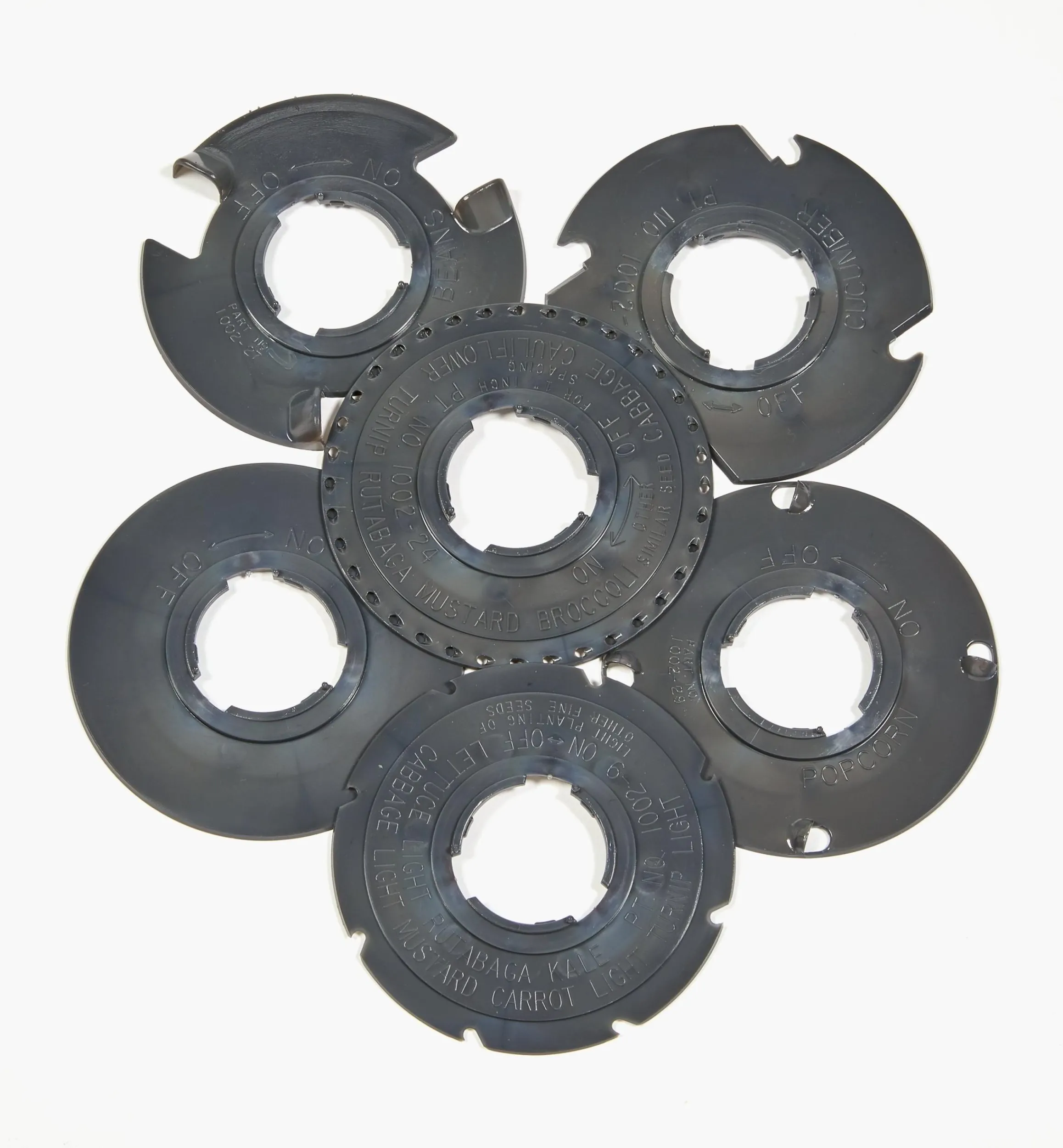 Lee Valley Propagation>Seed Plates For Precision Garden Seeder