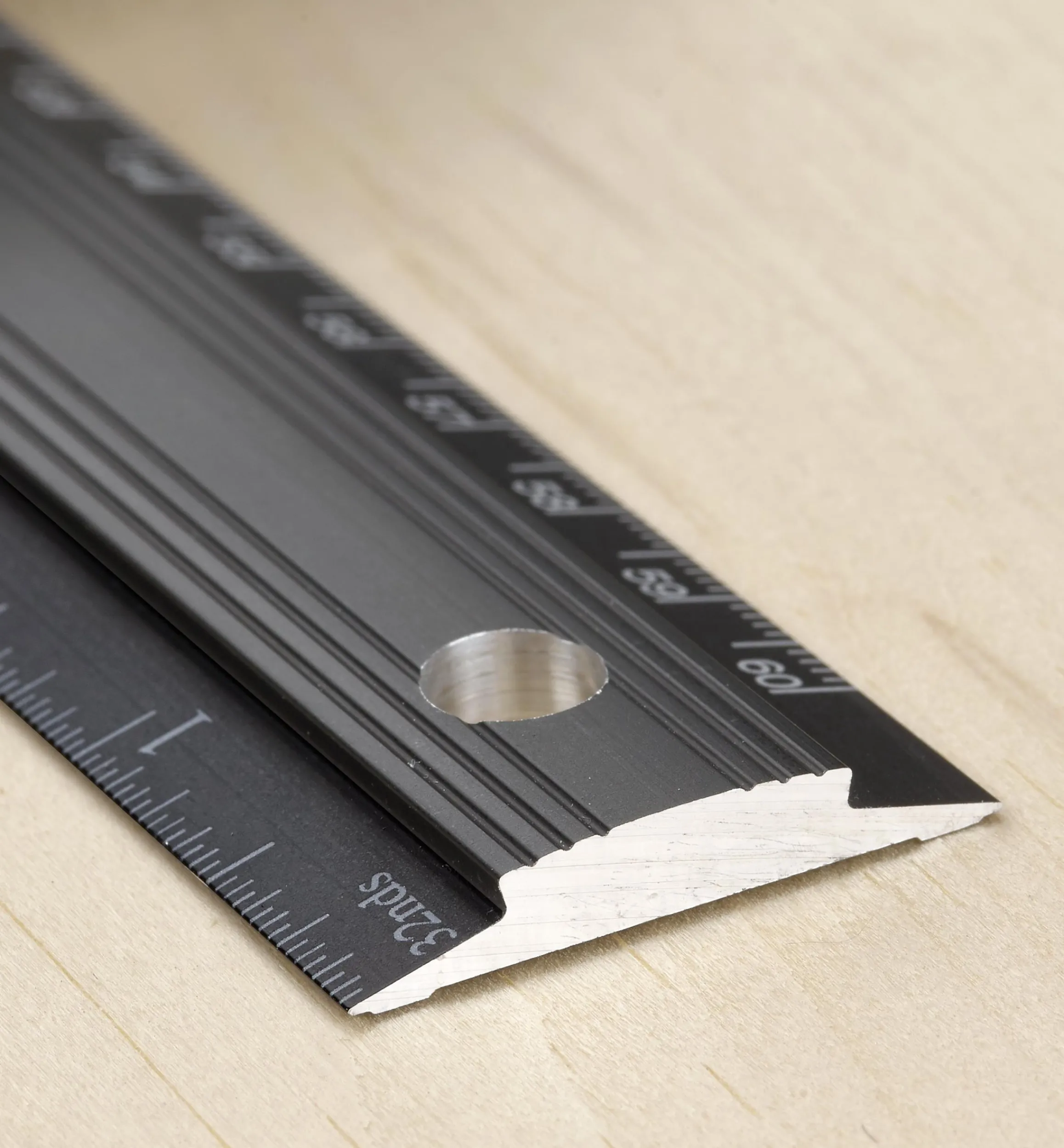 Lee Valley Marking & Measuring>Set Of 4 Veritas Imperial/Metric Aluminum Bench Rules