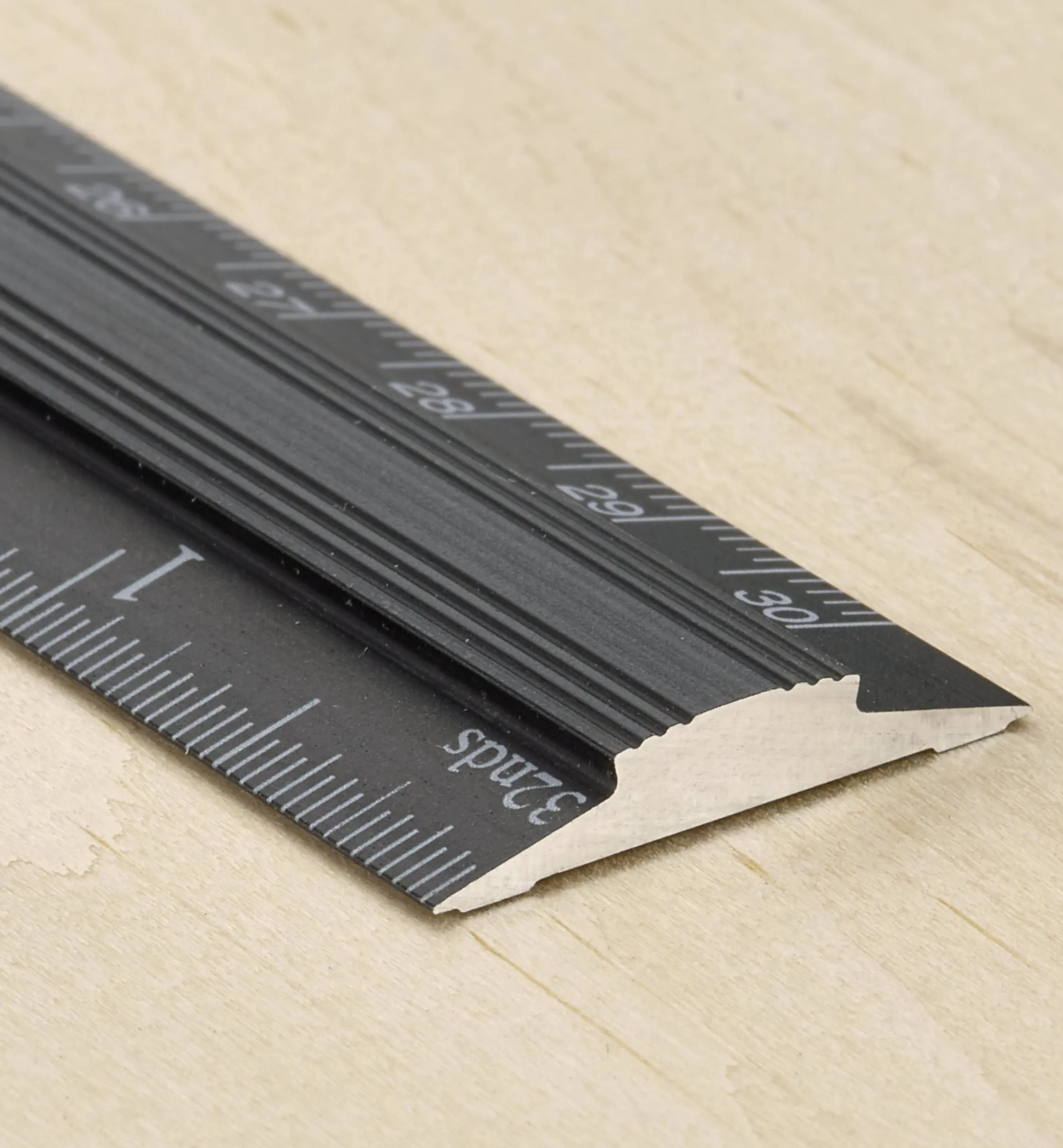 Lee Valley Marking & Measuring>Set Of 4 Veritas Imperial/Metric Aluminum Bench Rules
