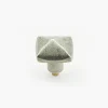 Lee Valley Knobs>Simple Pewter Hobnail Knob