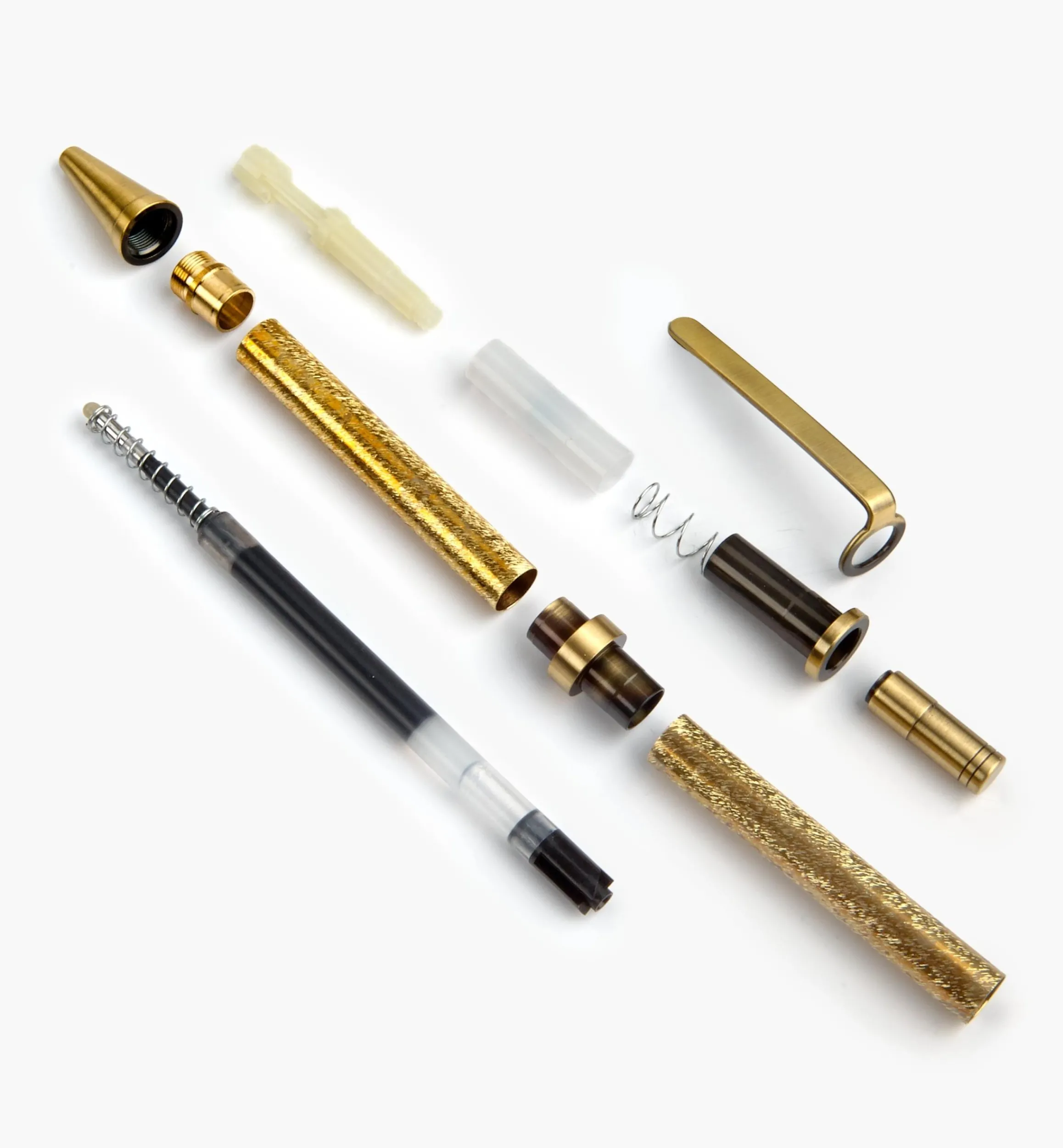 Lee Valley Project Supplies>Slimline Pro Click Gelwriter Pen Hardware