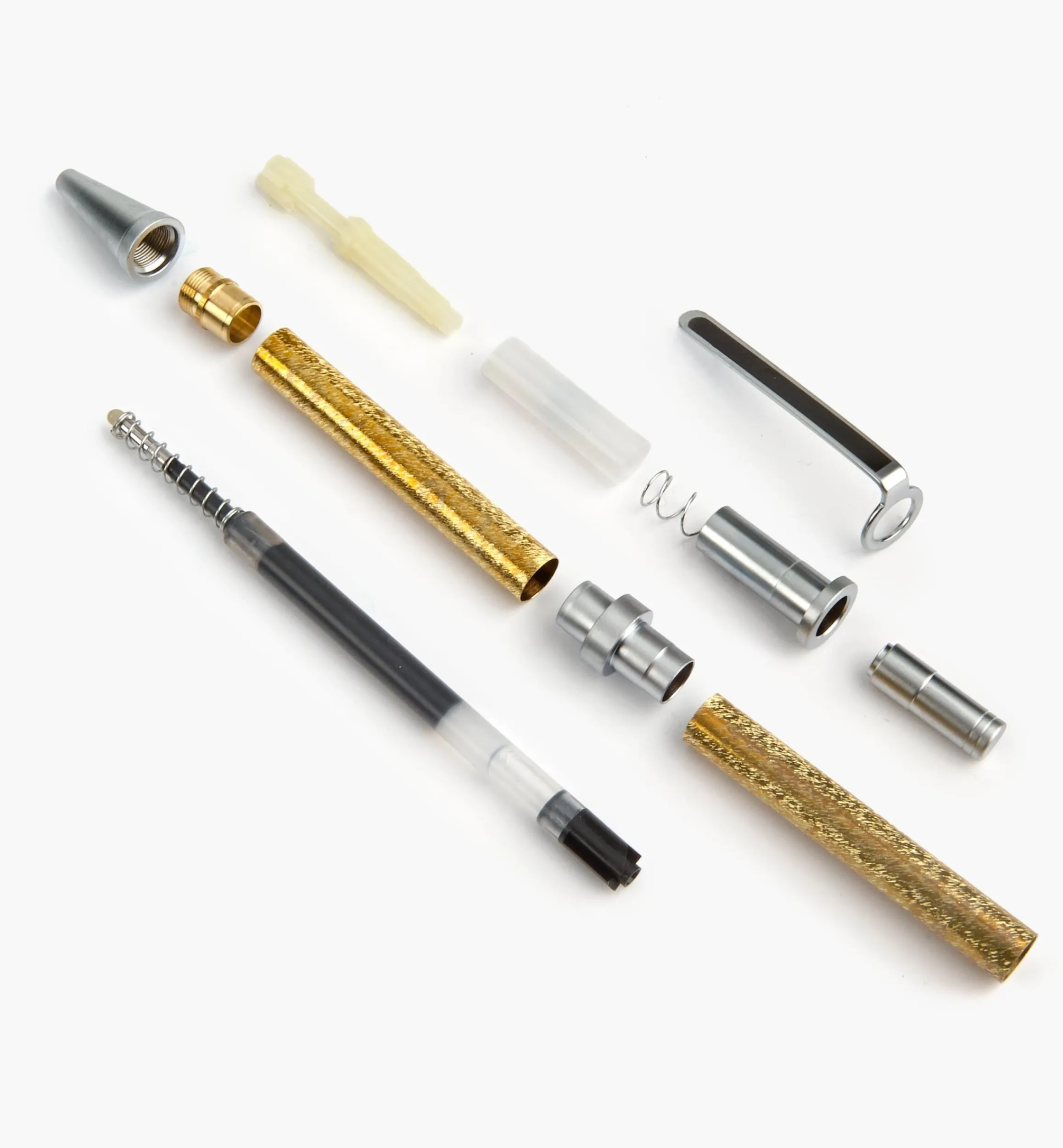 Lee Valley Project Supplies>Slimline Pro Click Gelwriter Pen Hardware