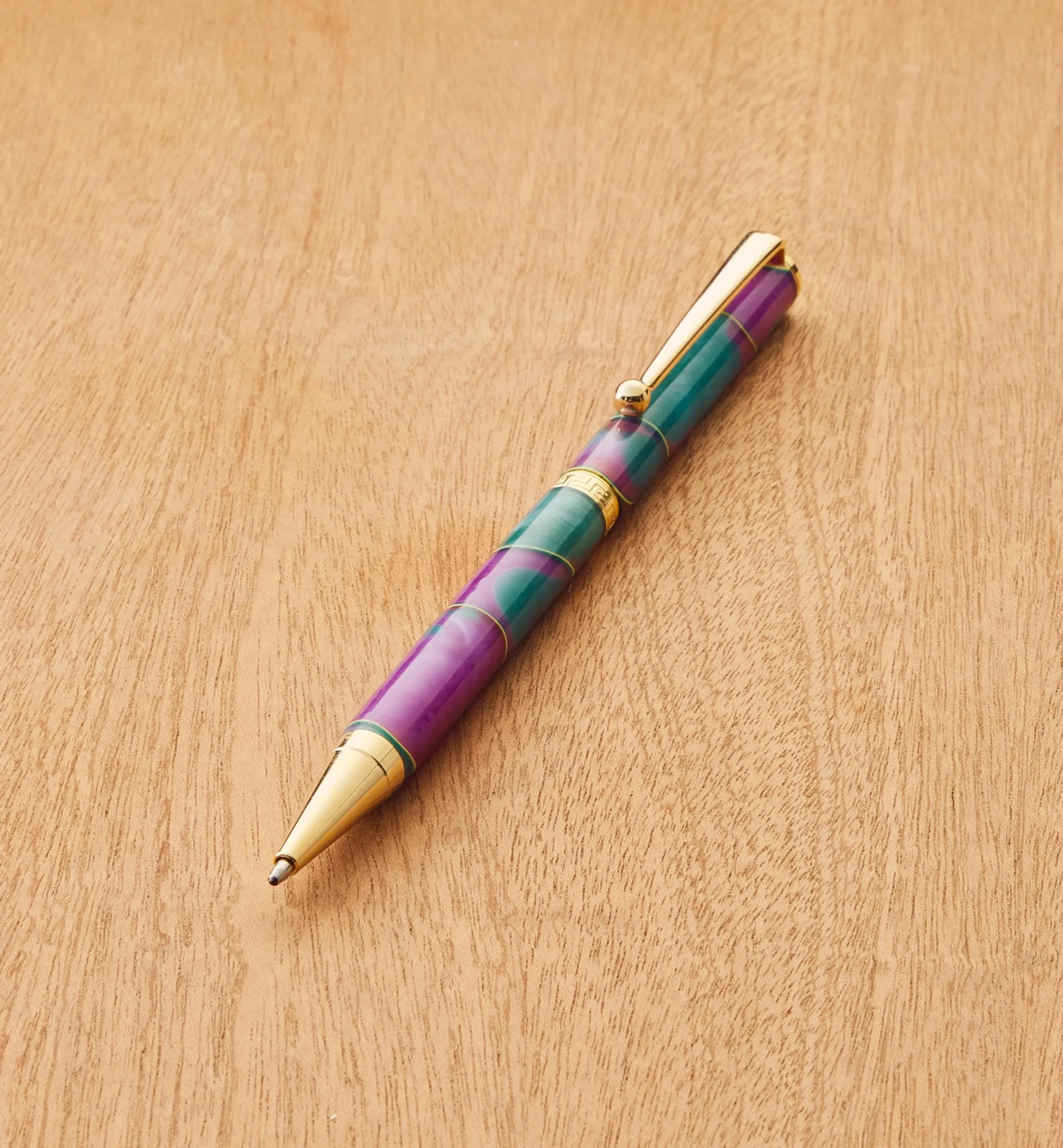 Lee Valley Project Supplies>Slim-Style Greek Key Pen Hardware