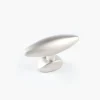 Lee Valley Knobs>Small Pearl Oval Nickel Knob