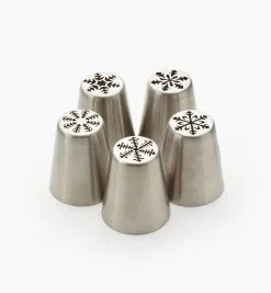 Lee Valley Confectionery & Decorating>Snowflake Piping Tips