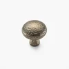 Lee Valley Knobs>Solid Brass Dimpled Round Knob