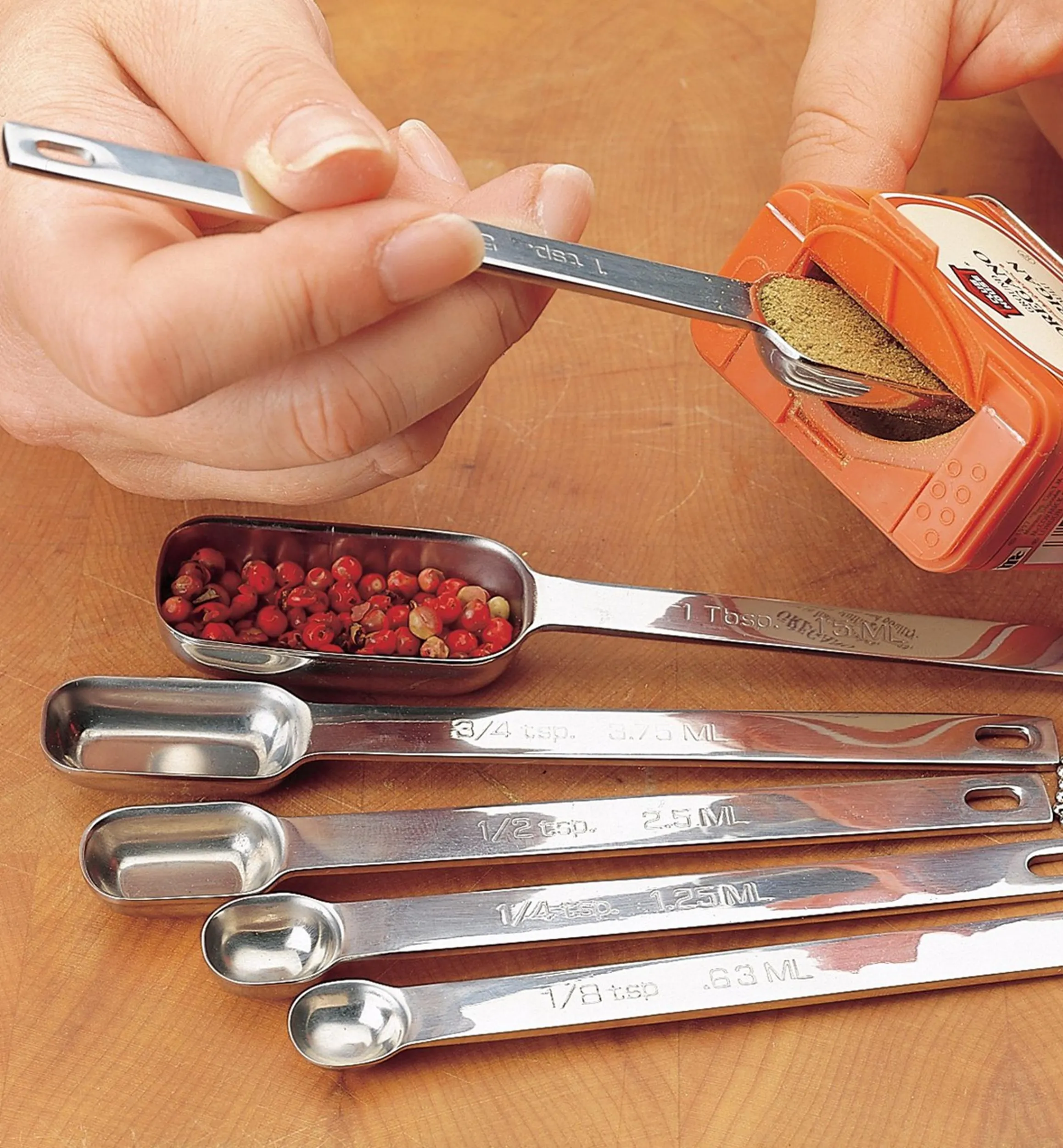 Lee Valley Measurement>Spice Jar Measuring Spoons