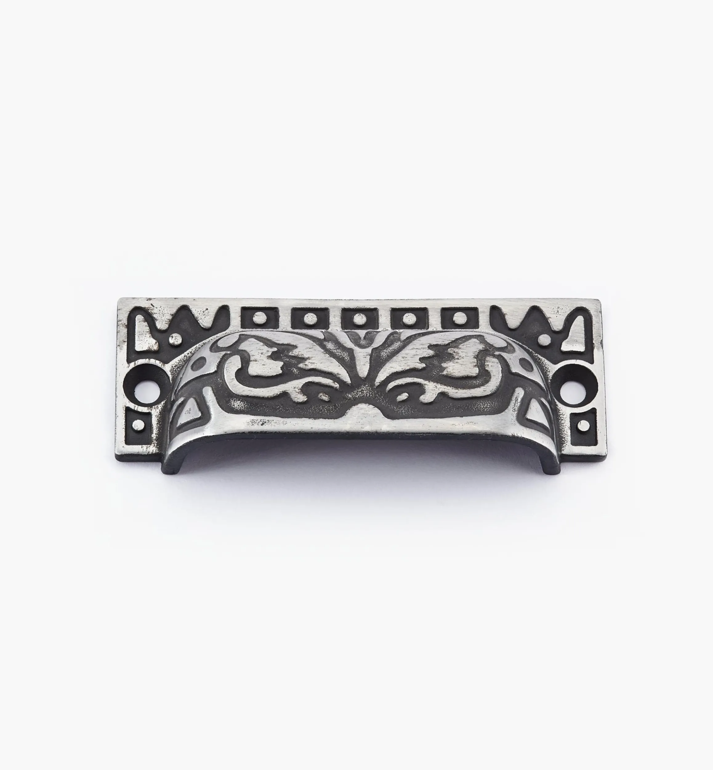 Lee Valley Pulls>Square Cast Steel Cup Pull