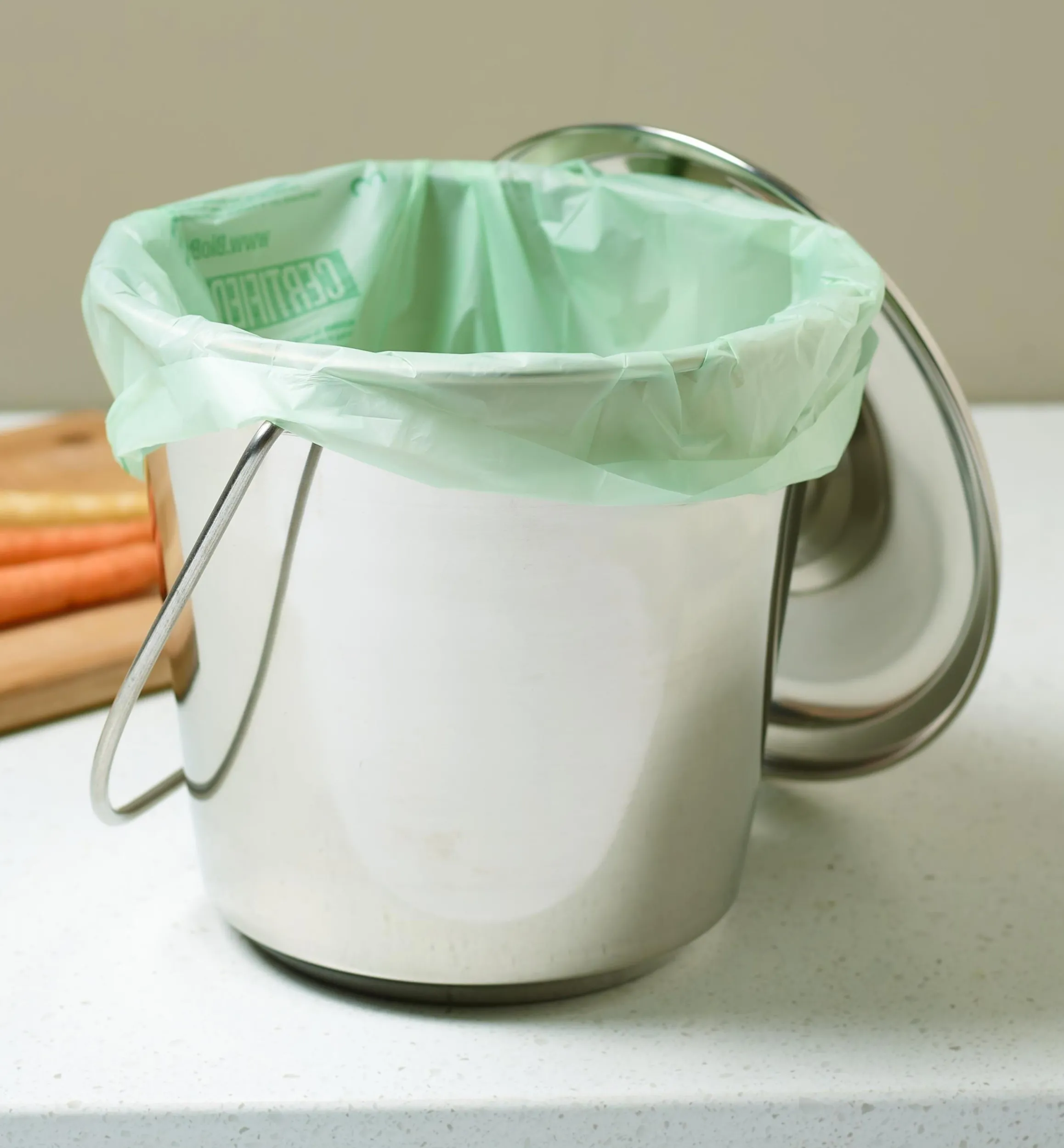 Lee Valley Composting|Composting>Stainless-Steel Compost Pails