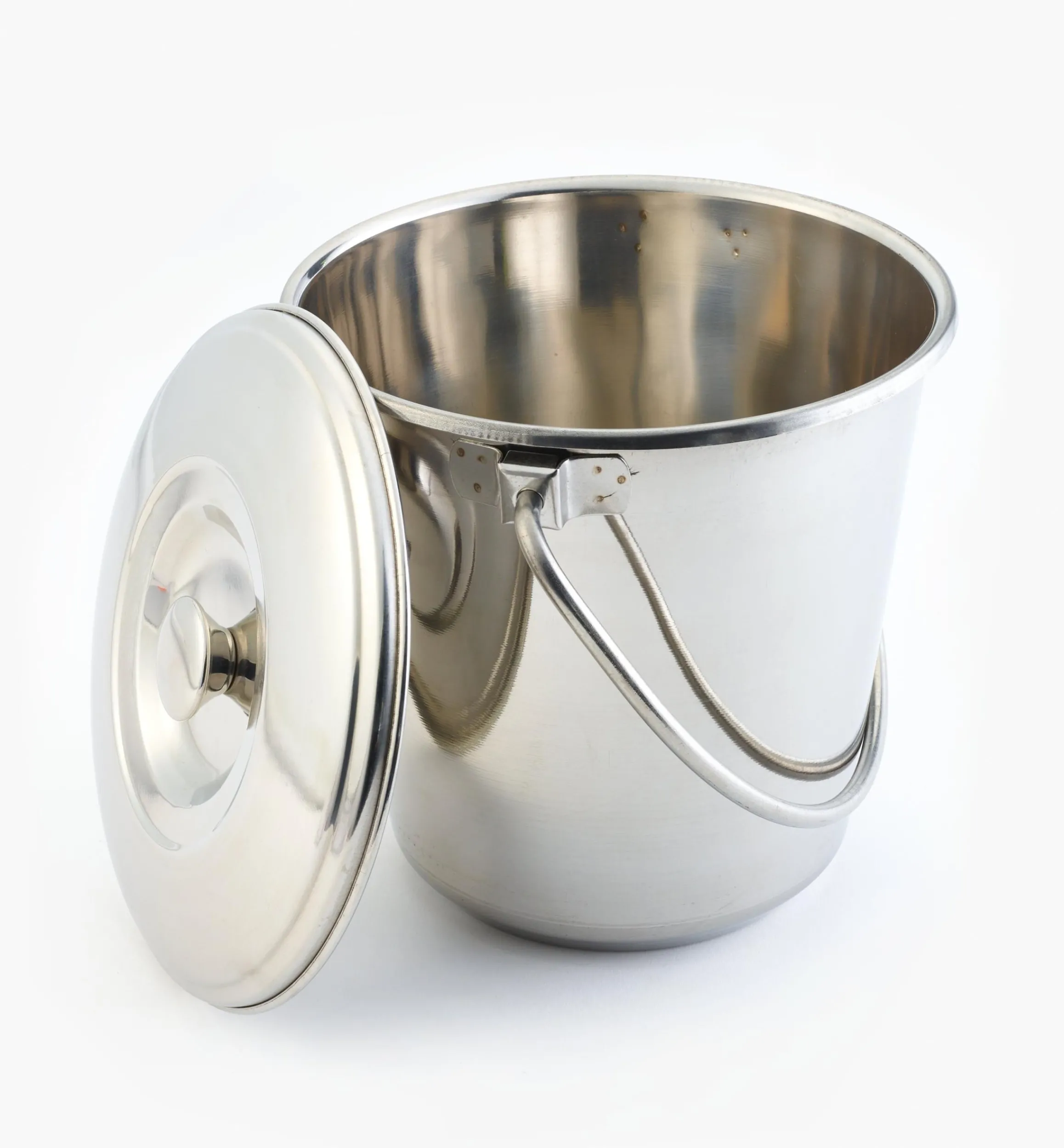 Lee Valley Composting|Composting>Stainless-Steel Compost Pails