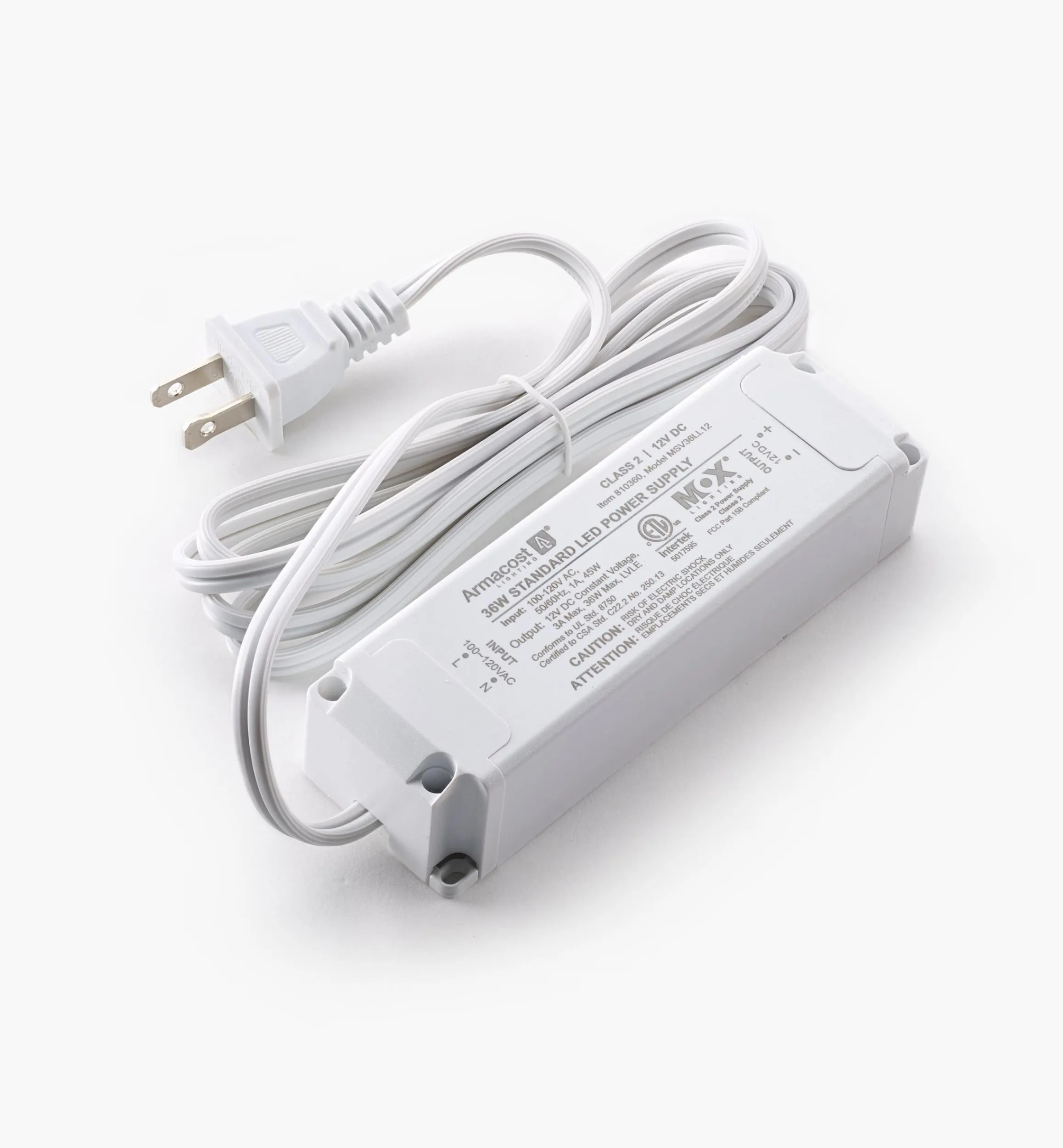 Lee Valley Lighting>Standard Power Supplies (12V)