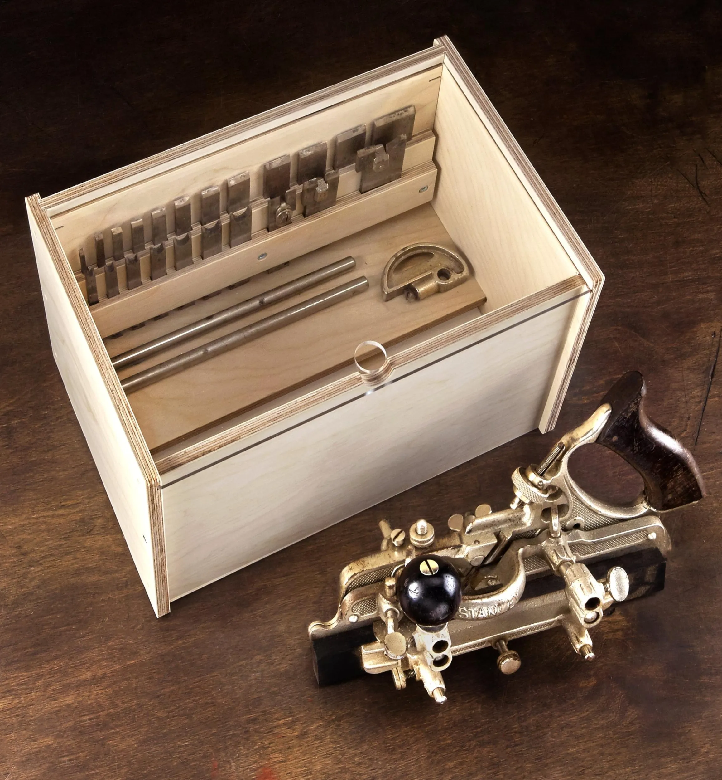 Lee Valley Planes>Storage Box For #45 Combination Plane
