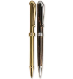 Lee Valley Project Supplies>Streamline Round-Top Pen Hardware