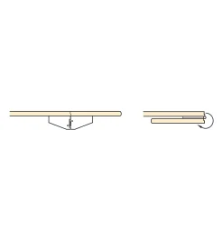 Lee Valley Table Hardware>Table-Leaf Hinges