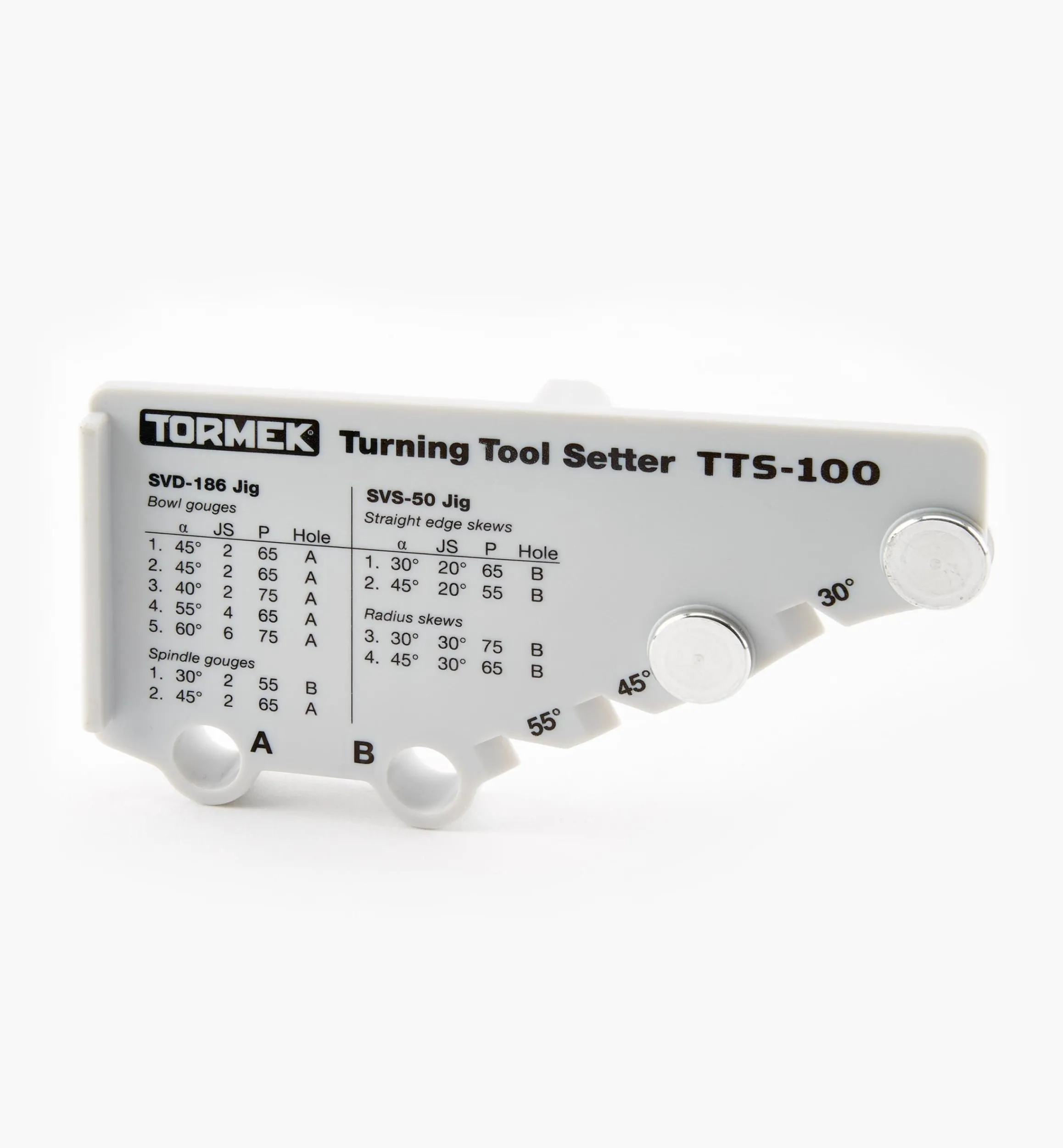 Lee Valley Sharpening>Tormek Turning Tool Setter