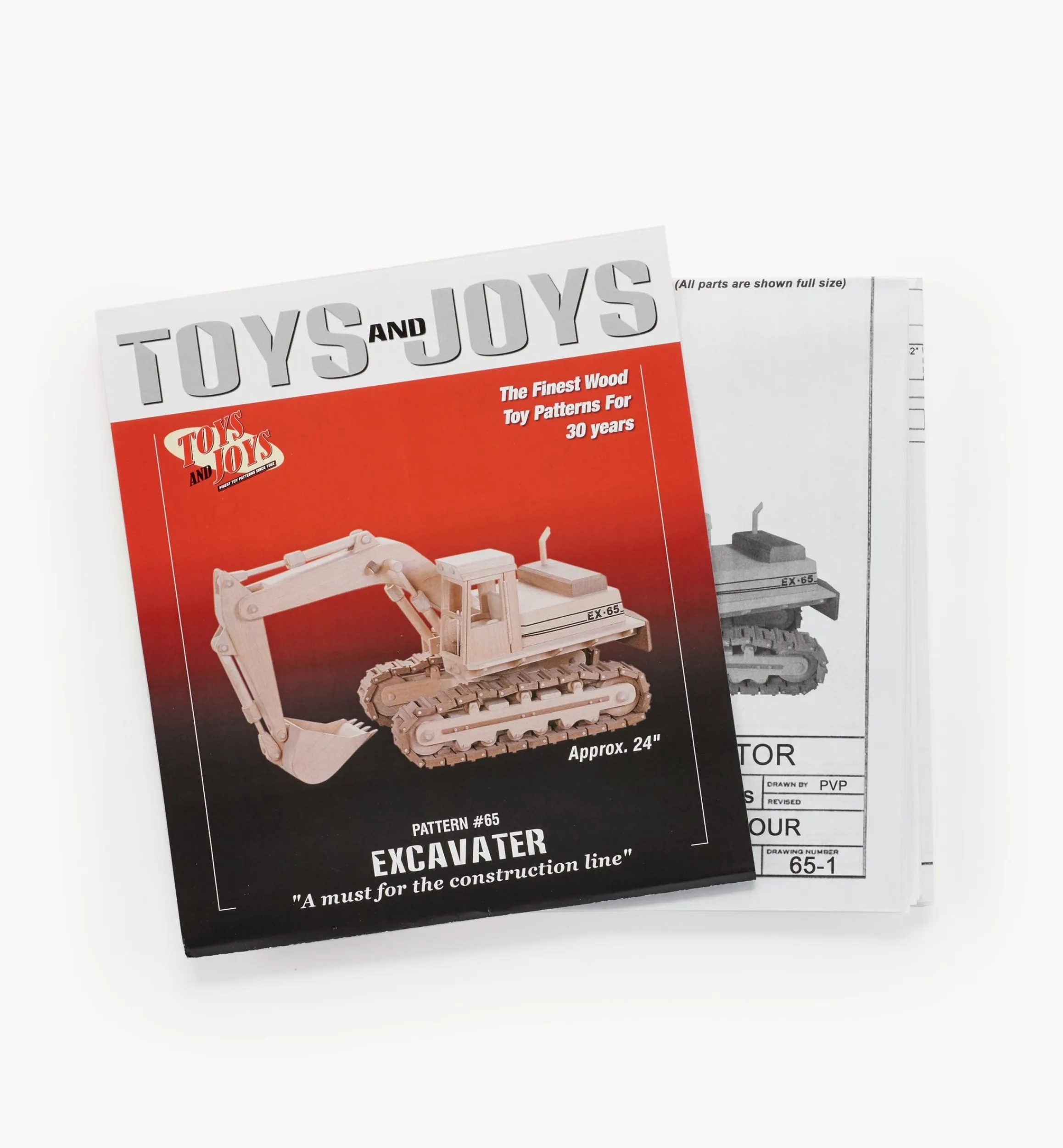 Lee Valley Plans>Toy Excavator Plan