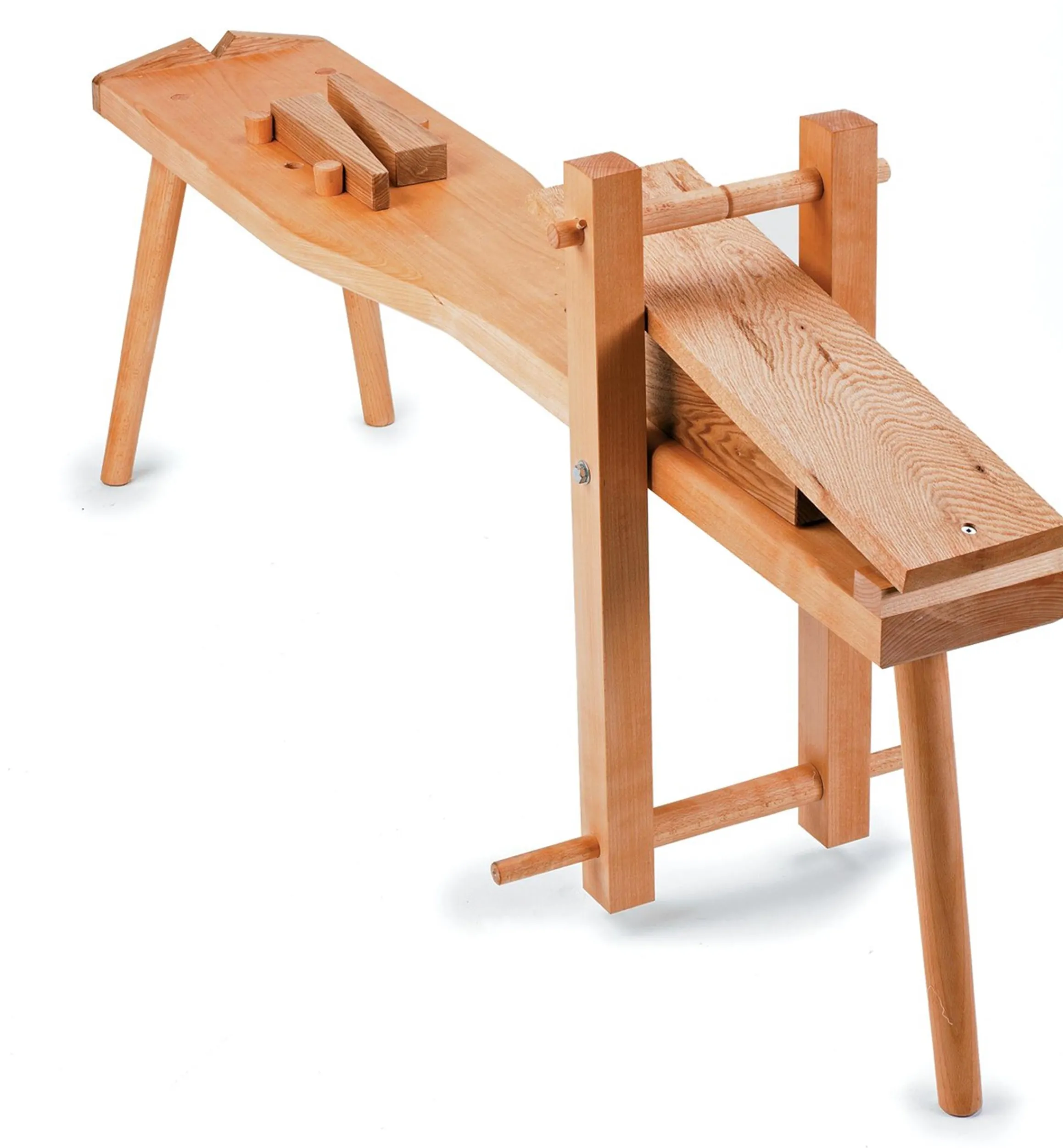 Lee Valley Plans>Traditional English Shaving Horse Plan