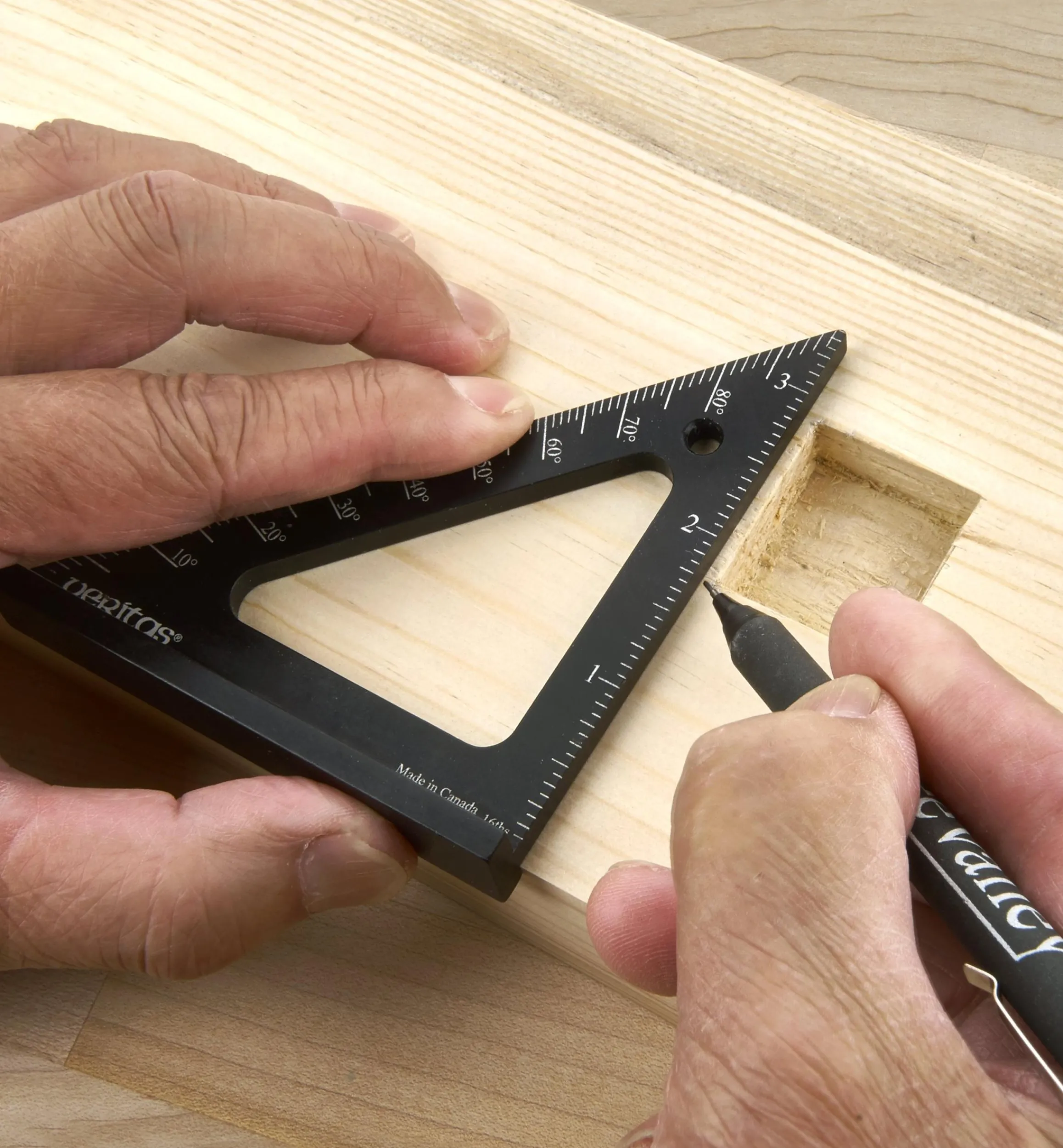 Lee Valley Marking & Measuring>Veritas 3 1/2" Pocket Layout Square