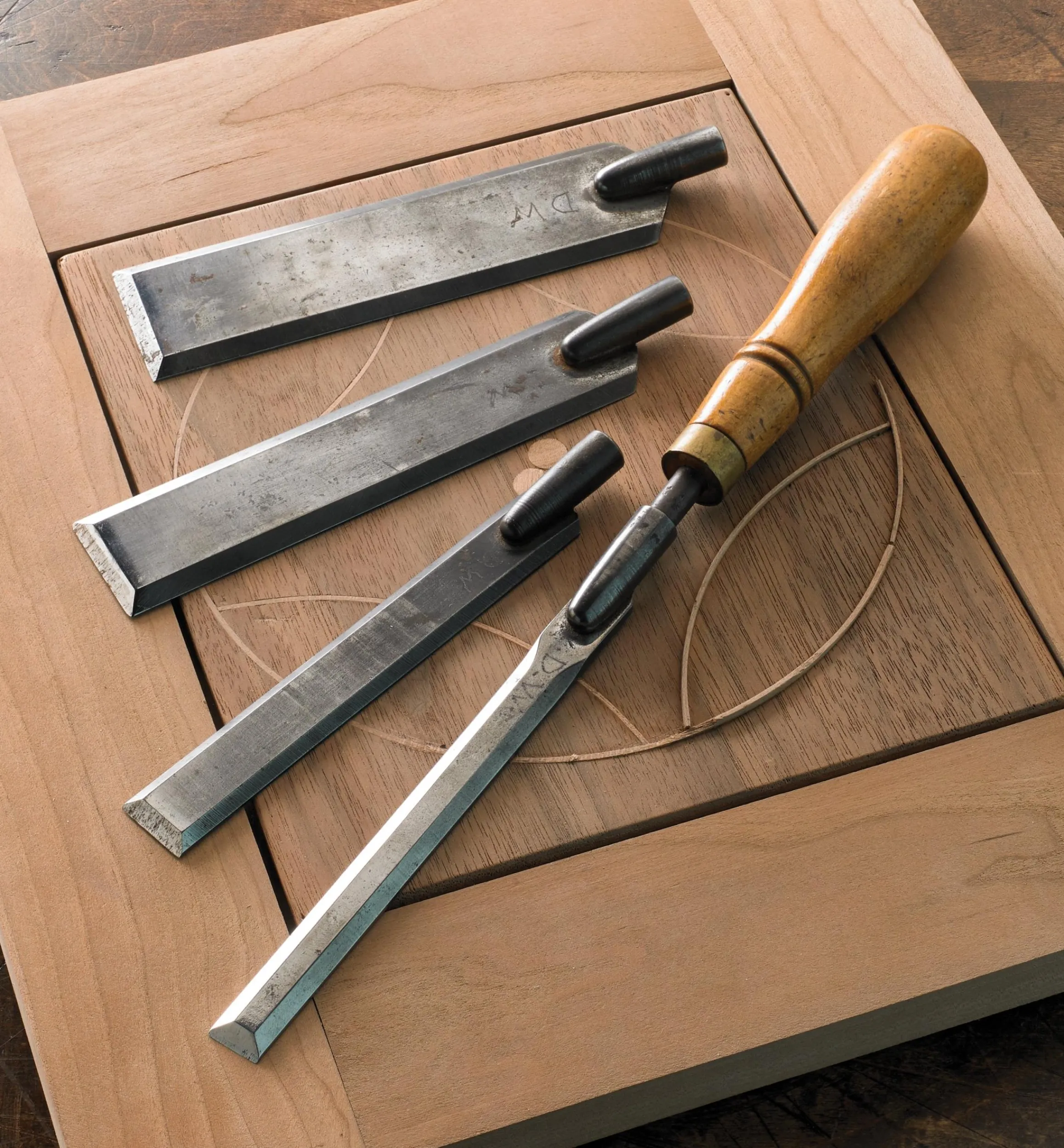 Lee Valley Hand Tools>Veritas Flushing Chisel Handle & Blade Sets