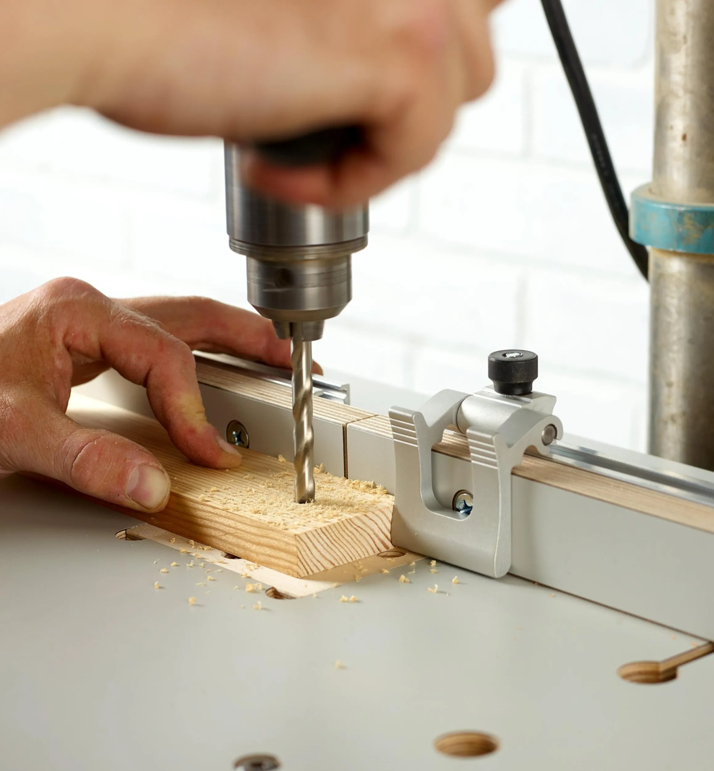 Lee Valley Power Tool Accessories>Veritas Large Drill-Press Table & Fence