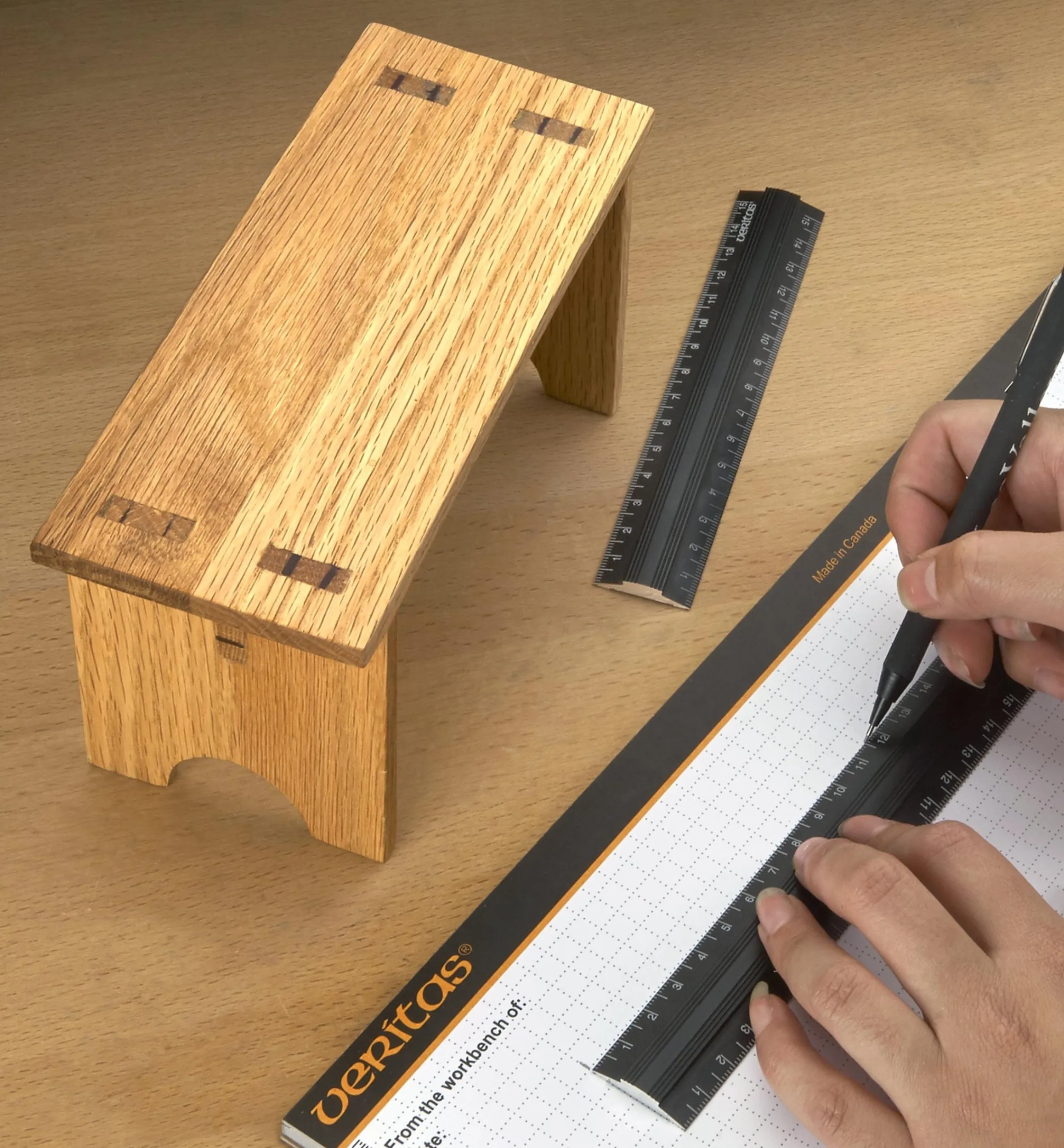 Lee Valley Marking & Measuring>Veritas 150mm Aluminum Bench Rule