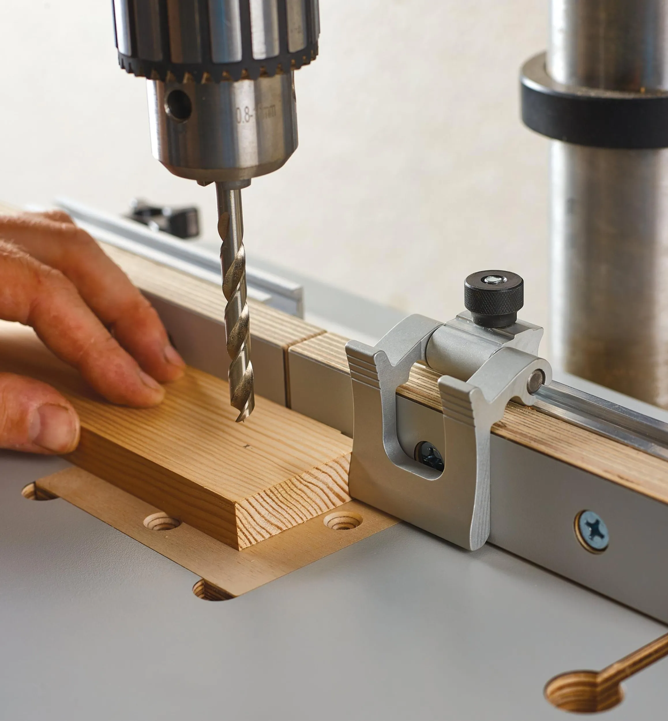 Lee Valley Power Tool Accessories>Veritas Small Drill-Press Table & Fence