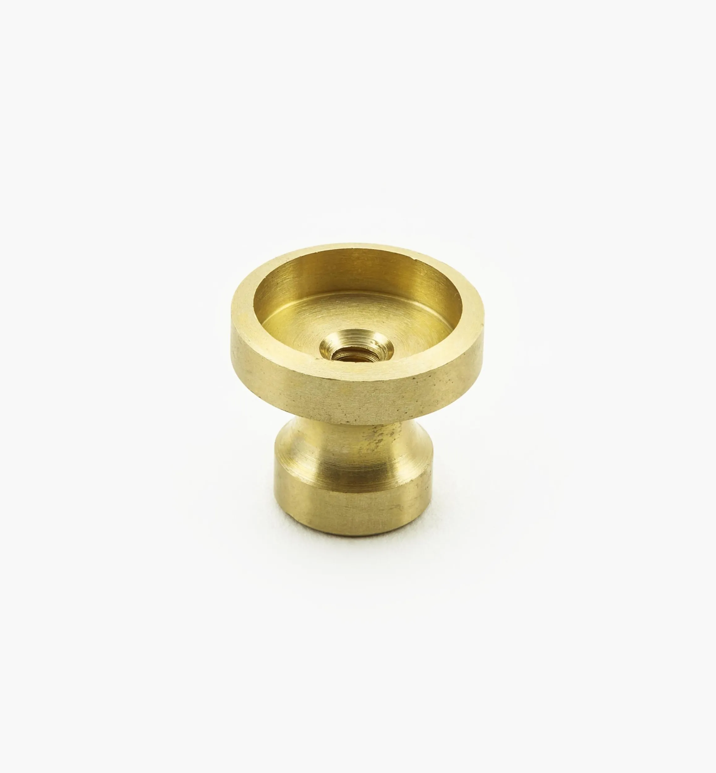 Lee Valley Knobs>Veritas Smooth-Rimmed Brass Insert Knobs