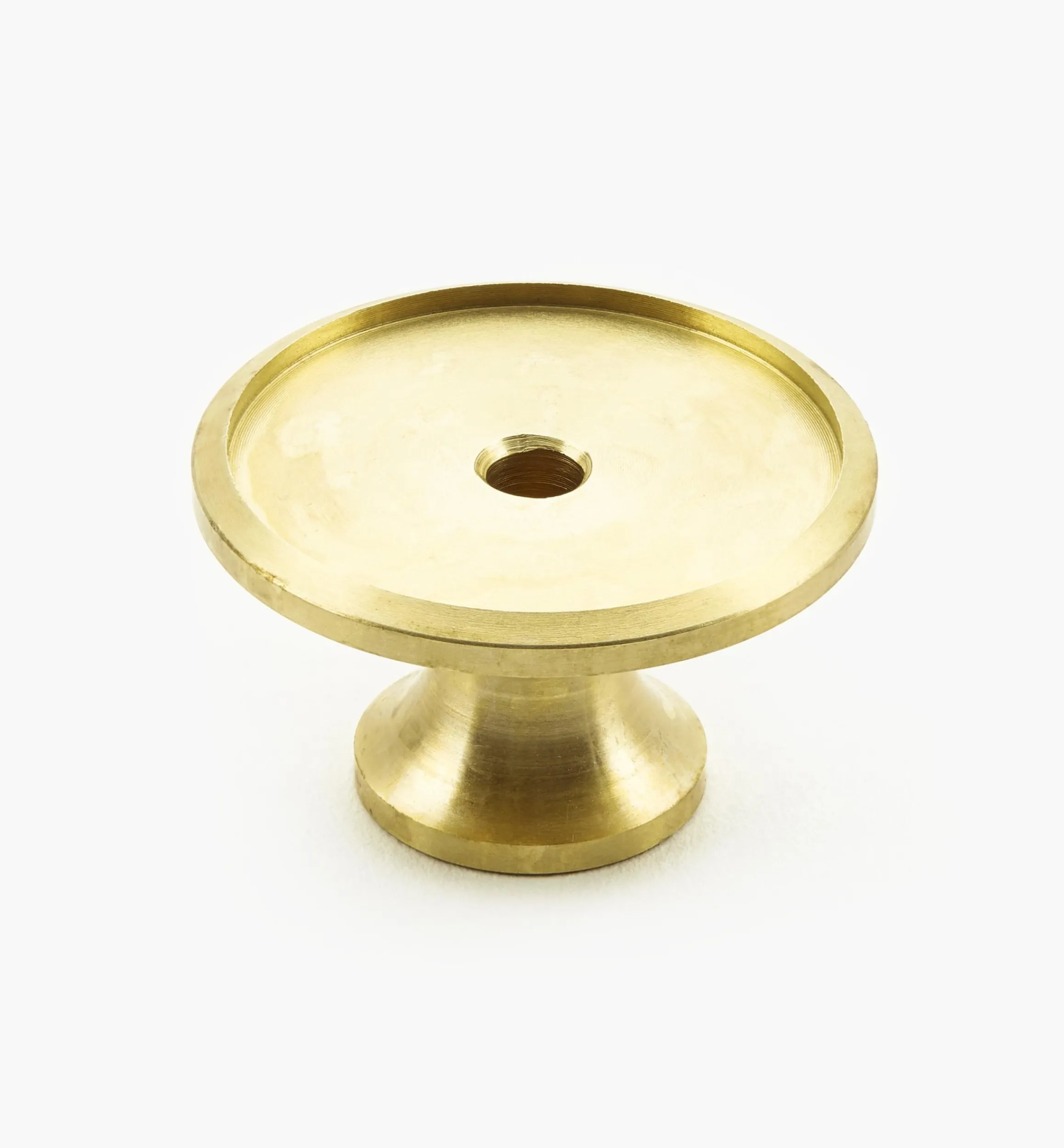 Lee Valley Knobs>Veritas Smooth-Rimmed Brass Insert Knobs