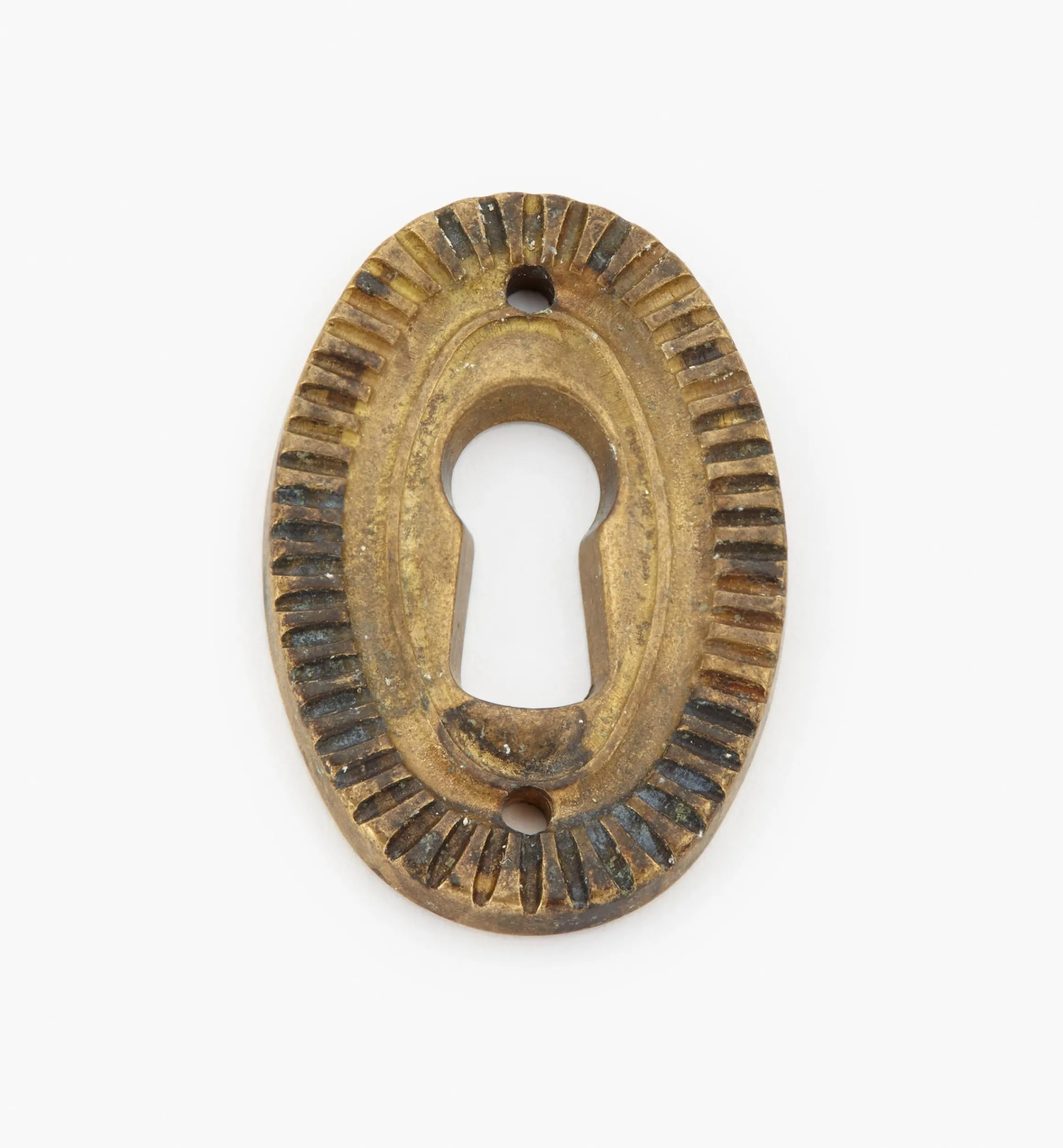 Lee Valley Escutcheons>Vertical Cast Ribbon Escutcheons